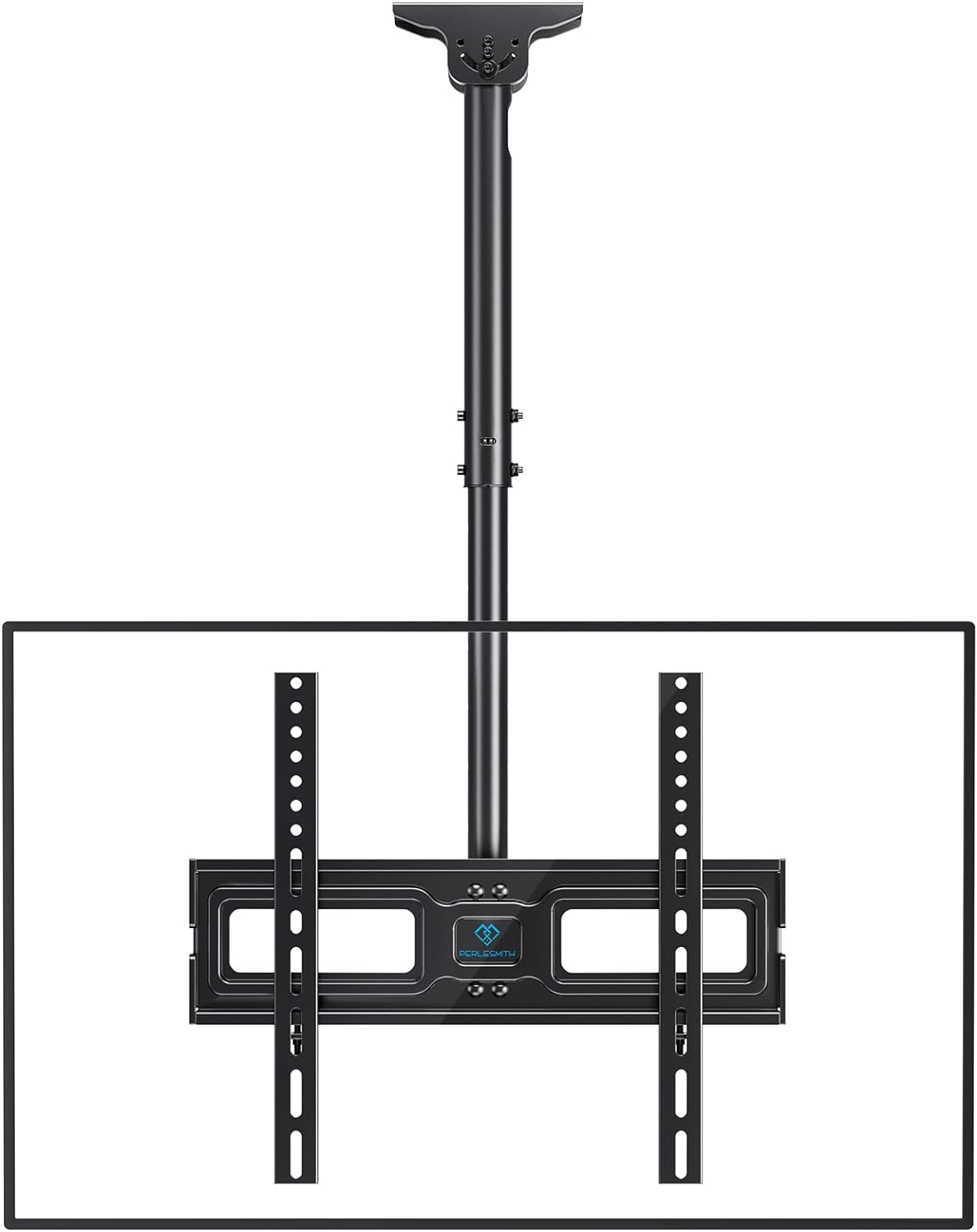 PERLESMITH Ceiling TV Bracket - Adjustable Swivel Ceiling Mount for Most 26-65 i...