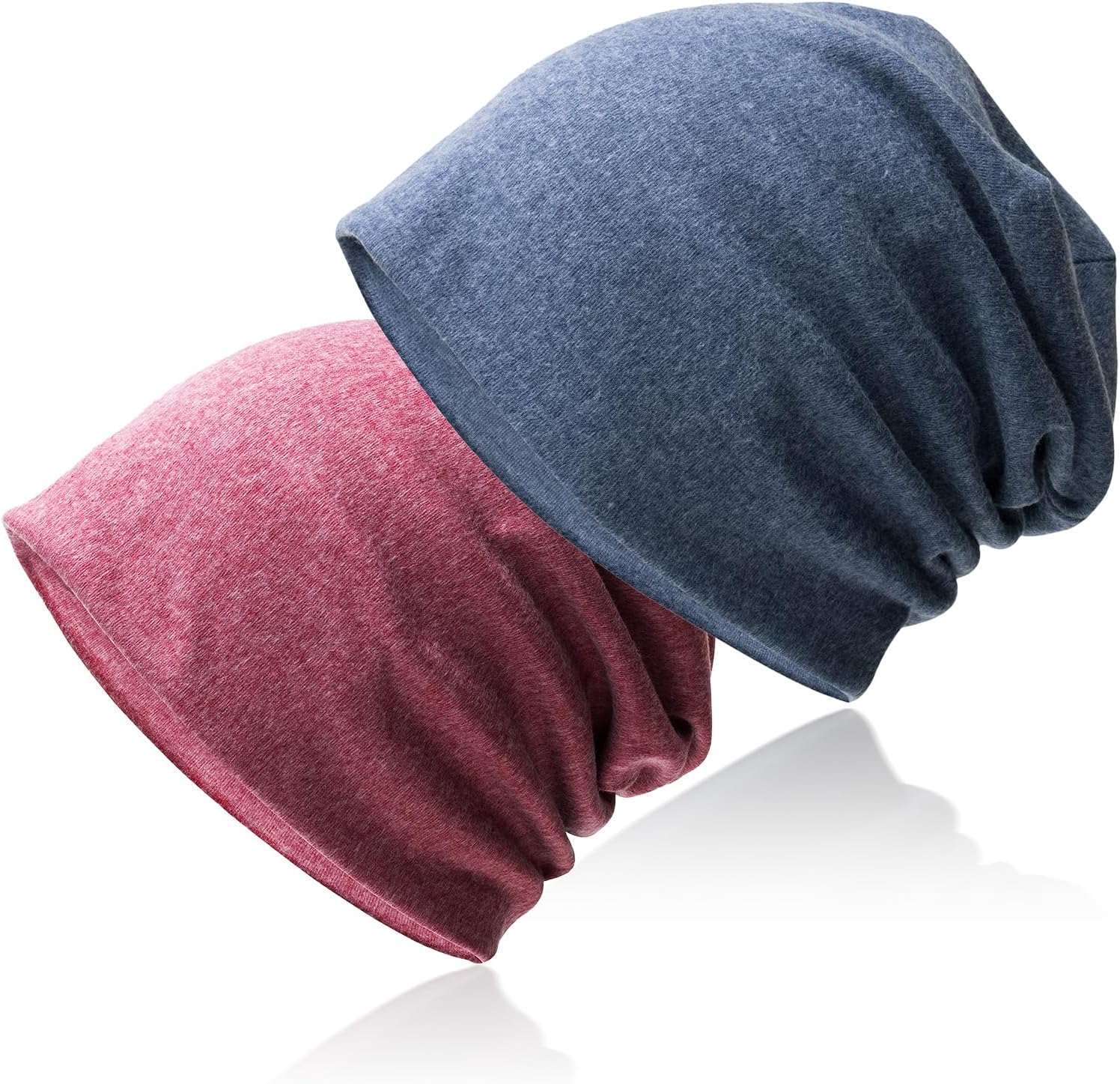 Hurinan Unisex Slouch Beanie Hat Jersey Beanie Skull Cap Classic Baggy Hat Light...