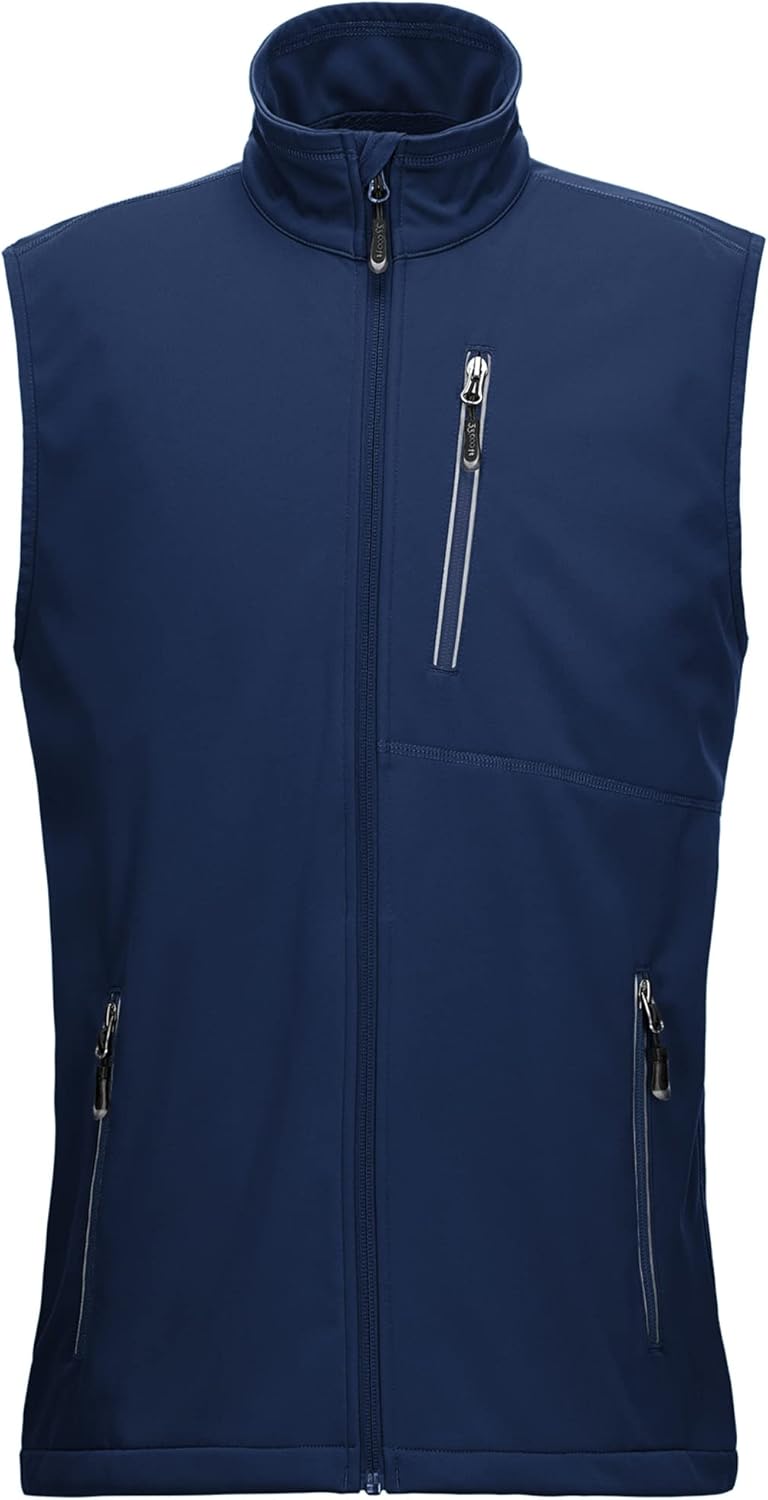 33,000ft Men's Lightweight Softshell Gilet, Special Vest Gilet Sleeveless Jacket...