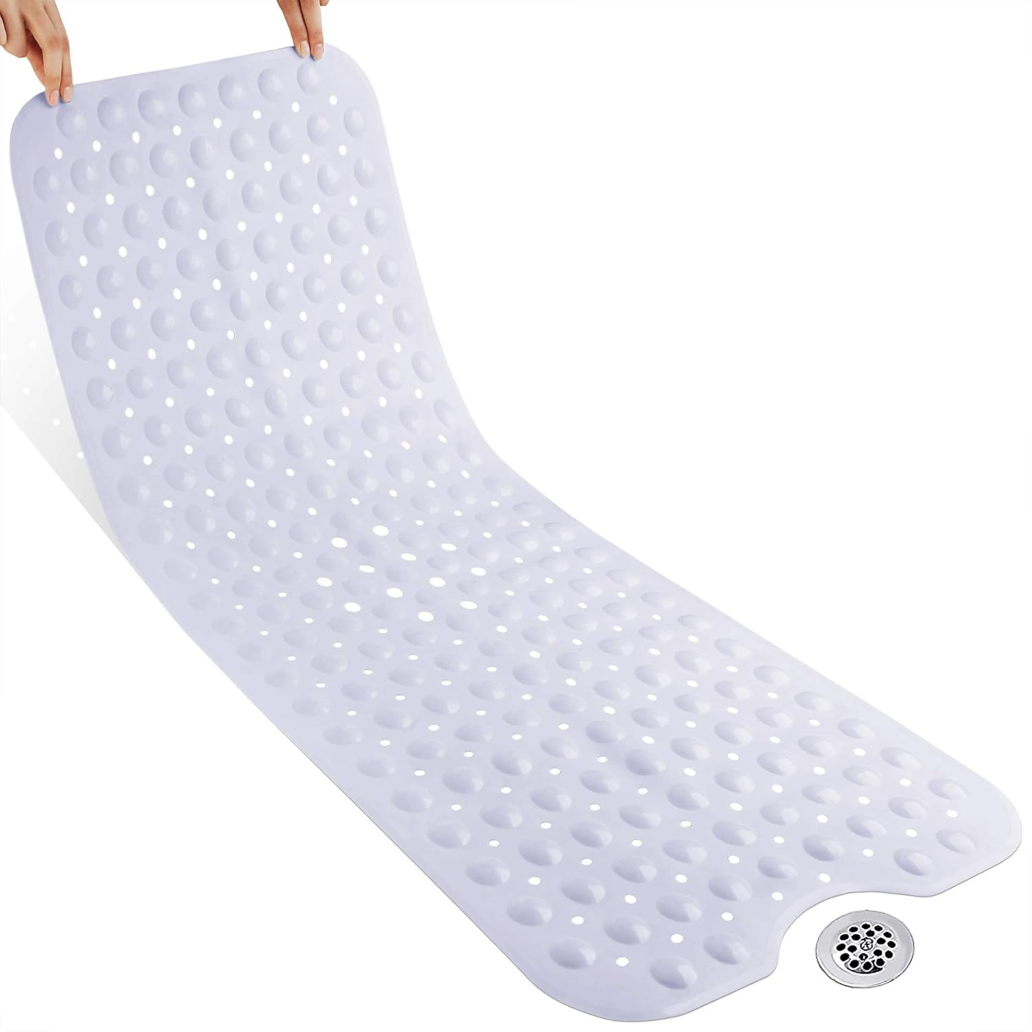Yimobra Bath Mat, Special Non-Slip Shower Mats with Drain Holes and Suction Cups...