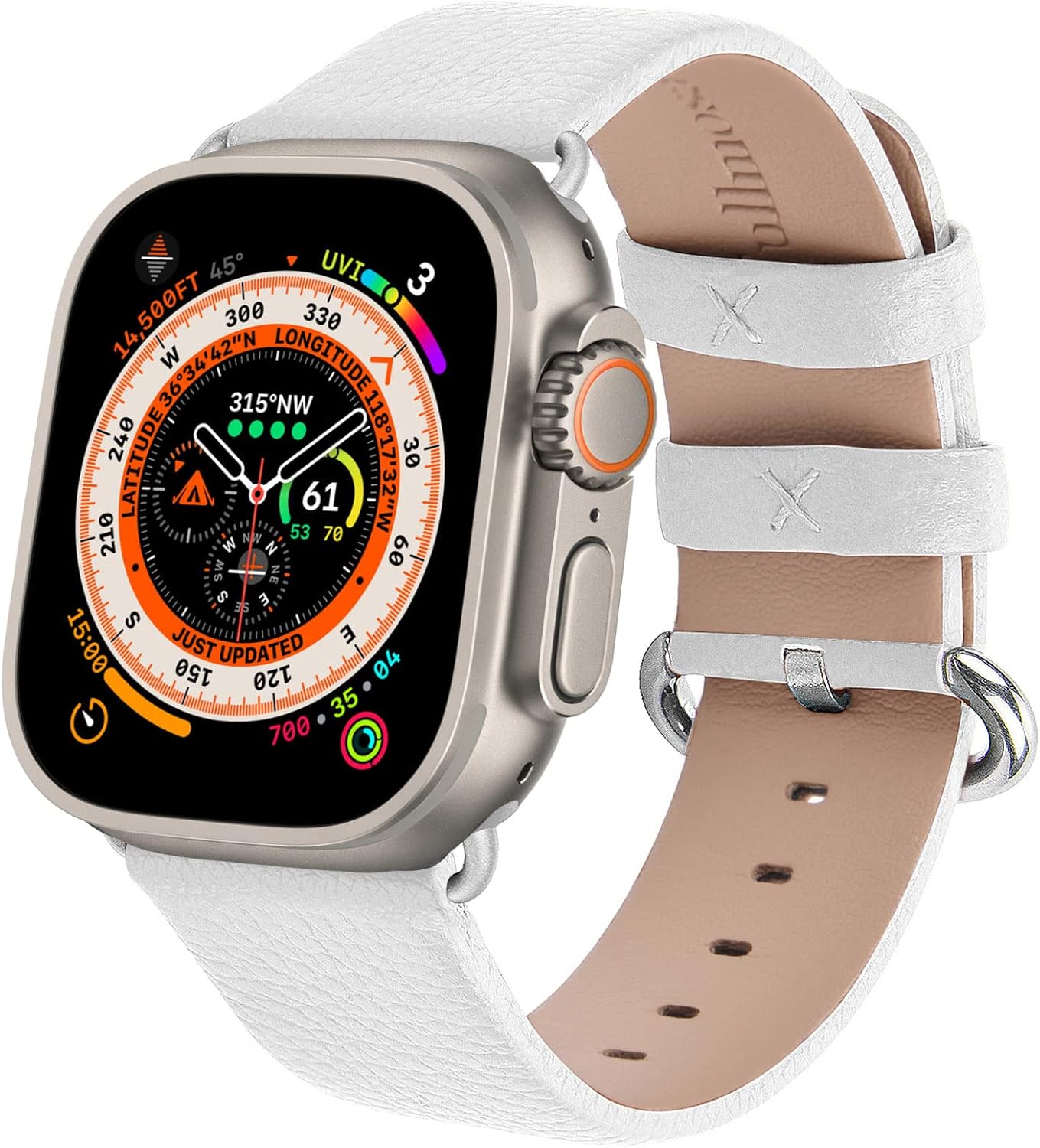 Fullmosa Leather Strap, Special Compatible with Apple Watch, High-Quality Genuin...