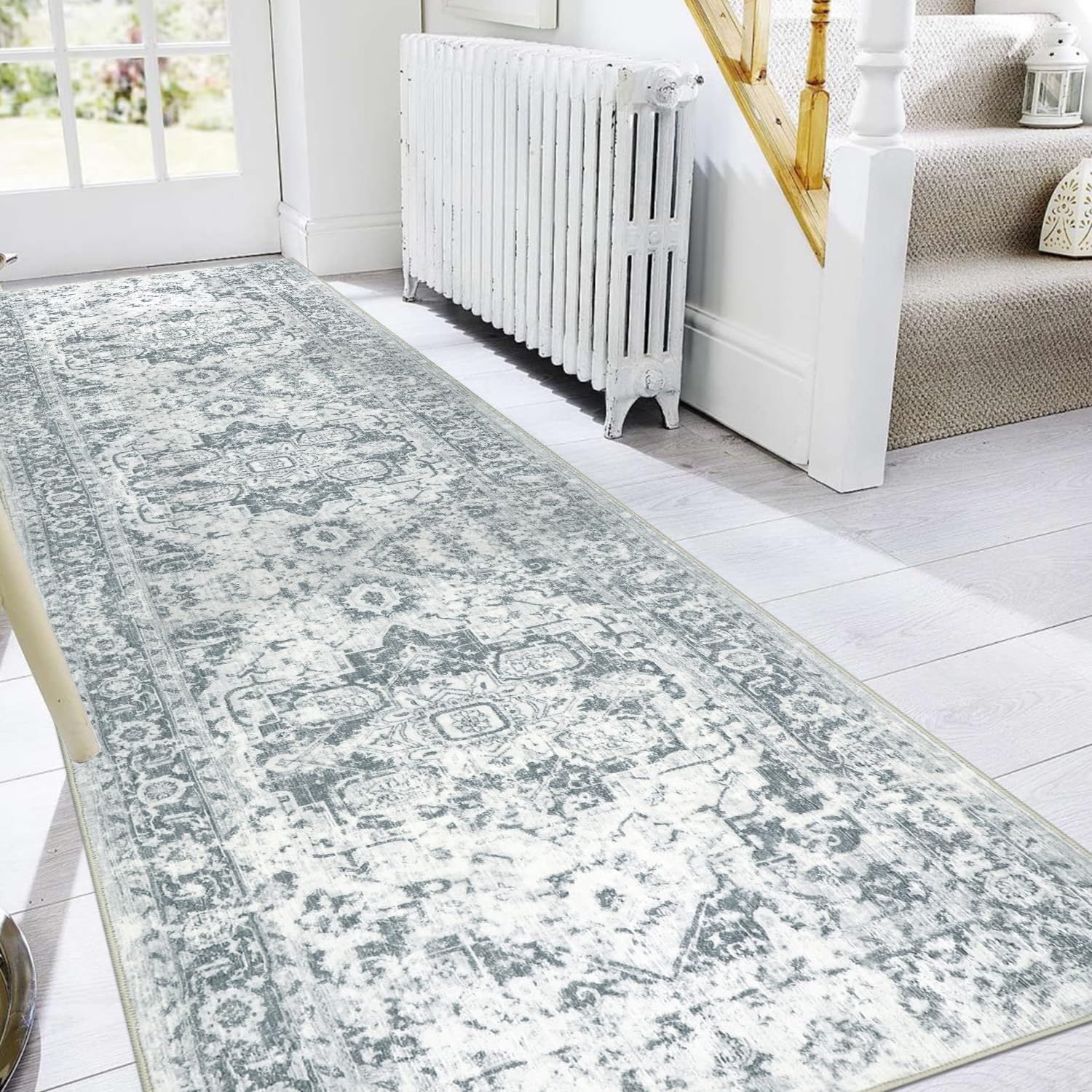 Famibay Hallway Runner Rug Non Slip Carpet Runner Boho Runner Rugs 80x300cm Extr...