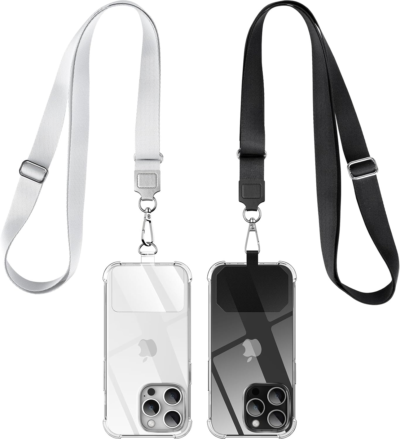 caslord Phone Lanyard, 2 Pack Adjustable Phone Strap Crossbody with Durable Patc...
