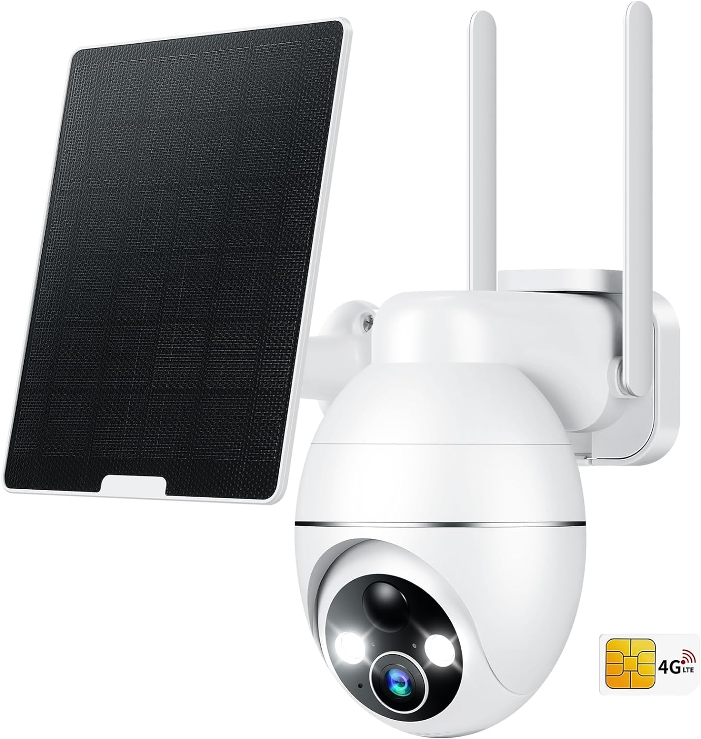 4G LTE Cellular Security Camera, Special Wireless Outdoor Camera with 2K Resolut...