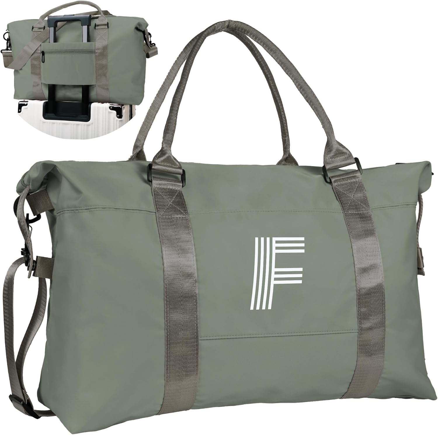 Personalized Gifts for Women, Initial Travel Duffel Bag, Gym Bag, Personalized W...