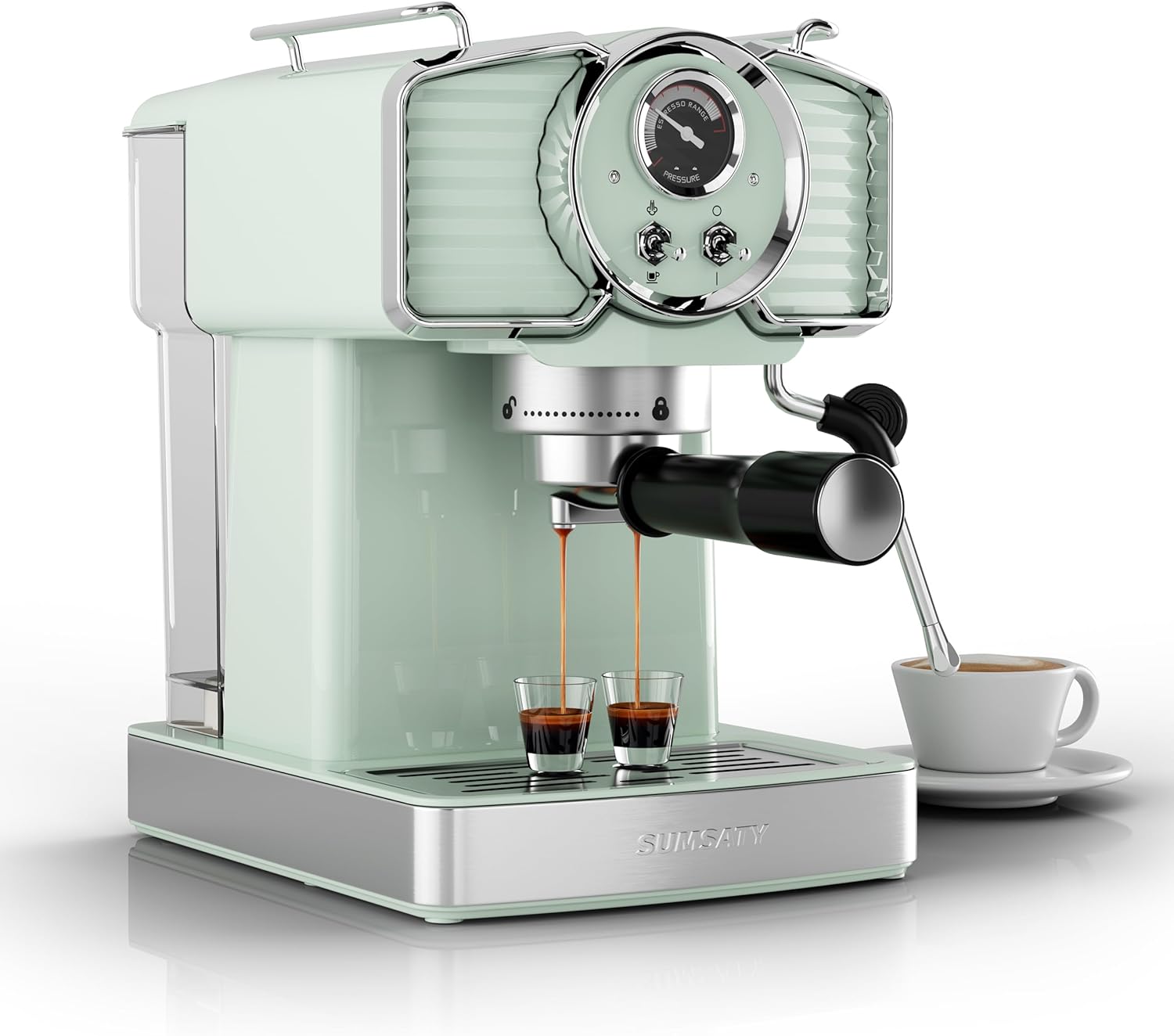 Espresso Coffee Machine 20 Bar, Special Espresso Maker with Milk Frother Steamer...