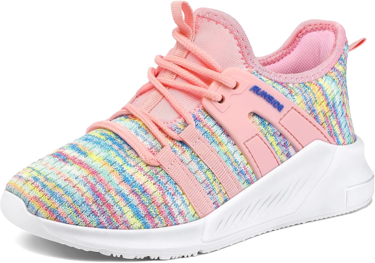 RUNSIDE Girls Tennis Shoes, Special Lightweight Sports Kids Sneakers for Running...