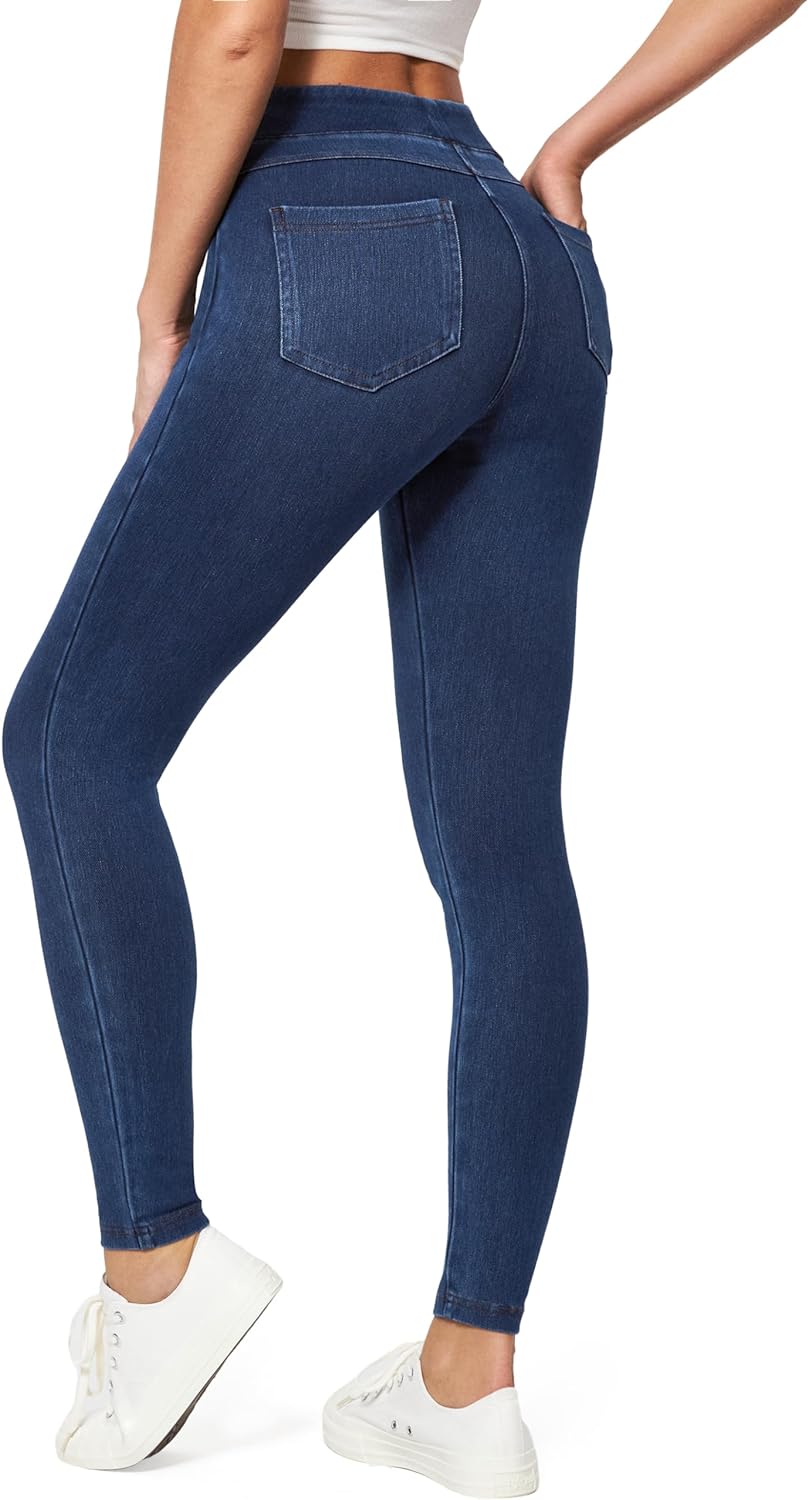 IUGA Jeggings, High-Quality Women's Tummy Control Jeggings, Special Pull-On Stre...