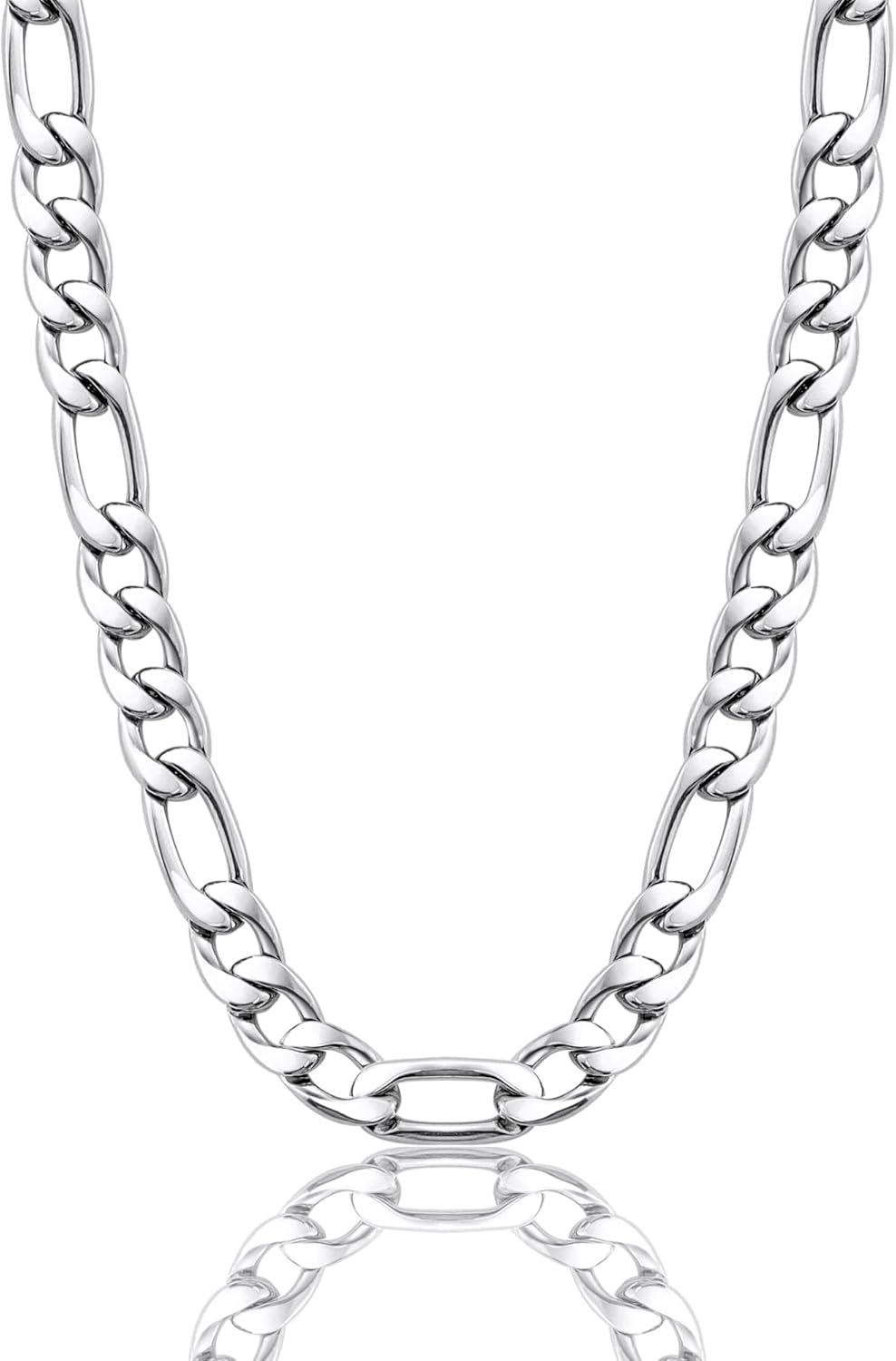 **Best Figaro Chain Necklace, Special Stainless Steel Jewelry, Real Gold Plated...