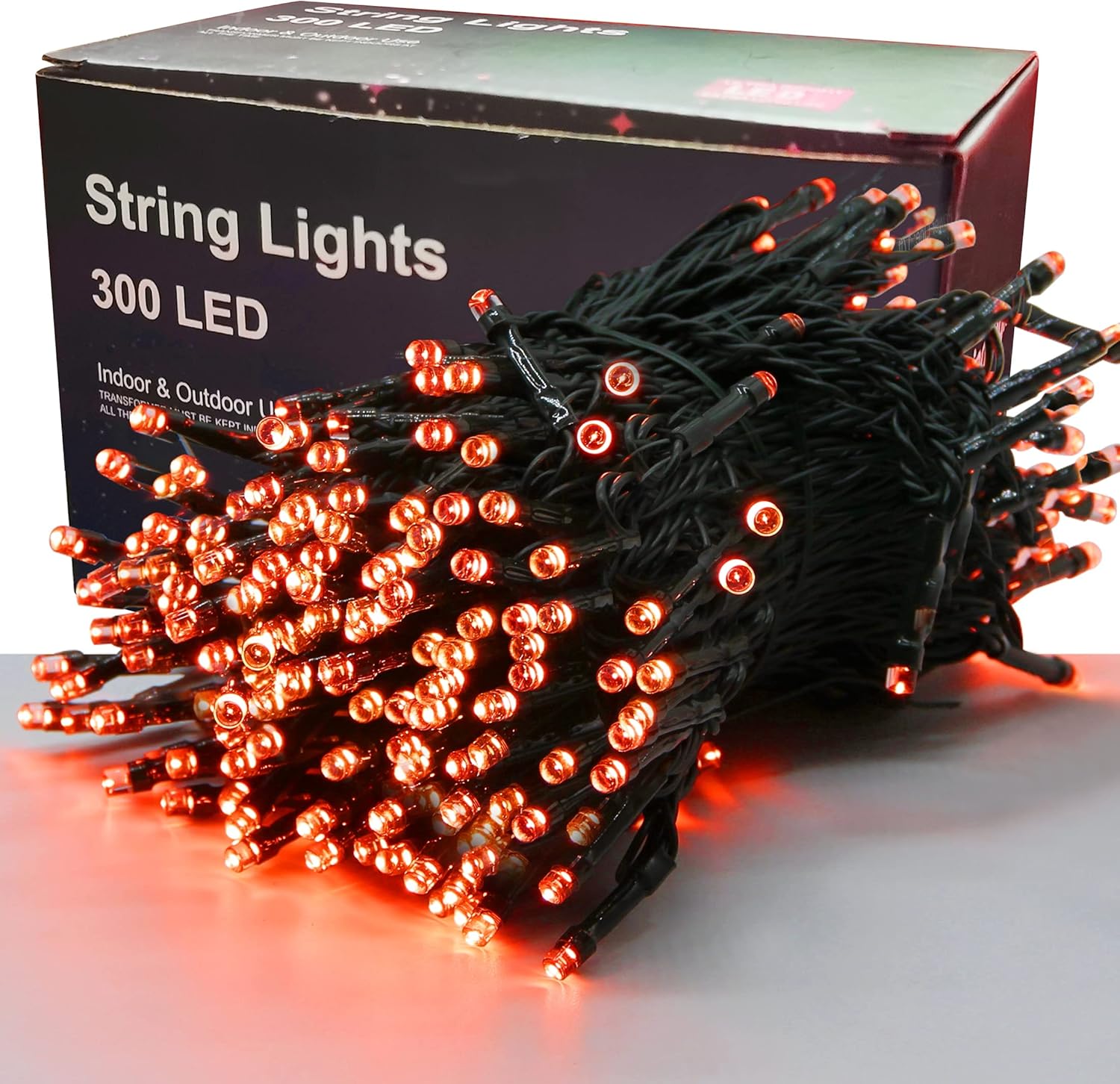 300 LED Halloween Lights, 98.5FT Halloween String Lights with 8 Lighting Modes,...