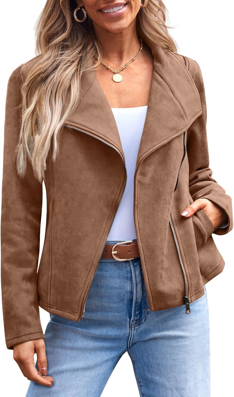 AUTOMET Womens Jacket, Special Womens Faux Leather...