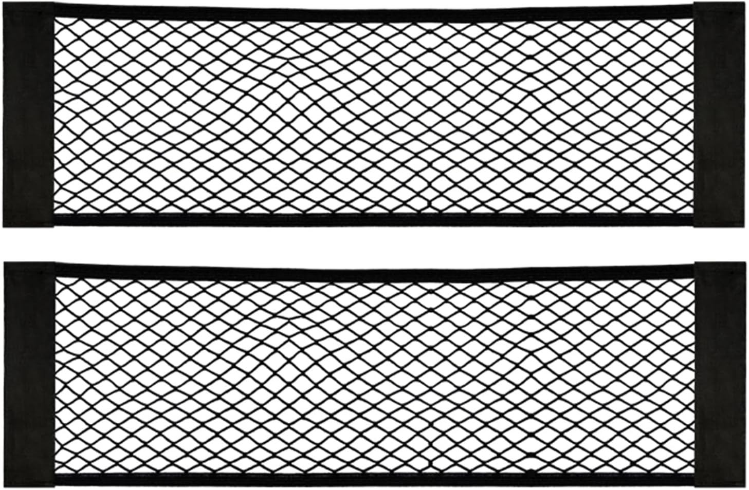 Black Magic Adhesive Mesh Cargo Net Elastic String Net Mesh Net Pouch, Car Back...