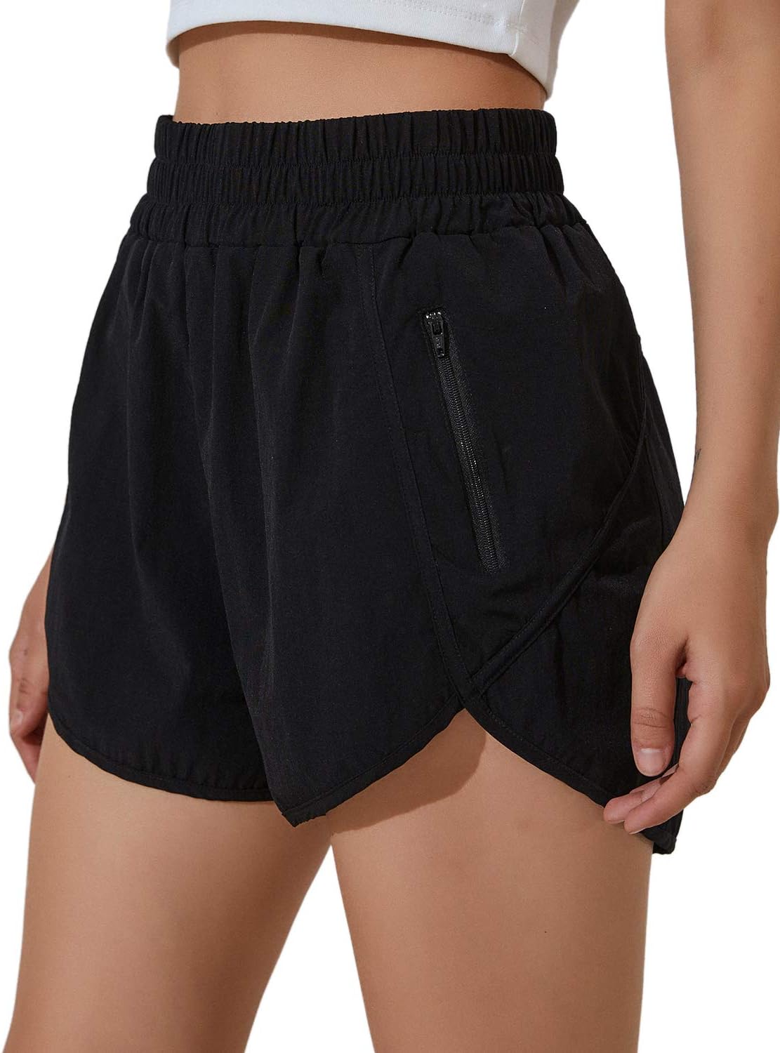 Blooming Jelly Womens Running Shorts, Special High Waisted Workout Shorts for At...