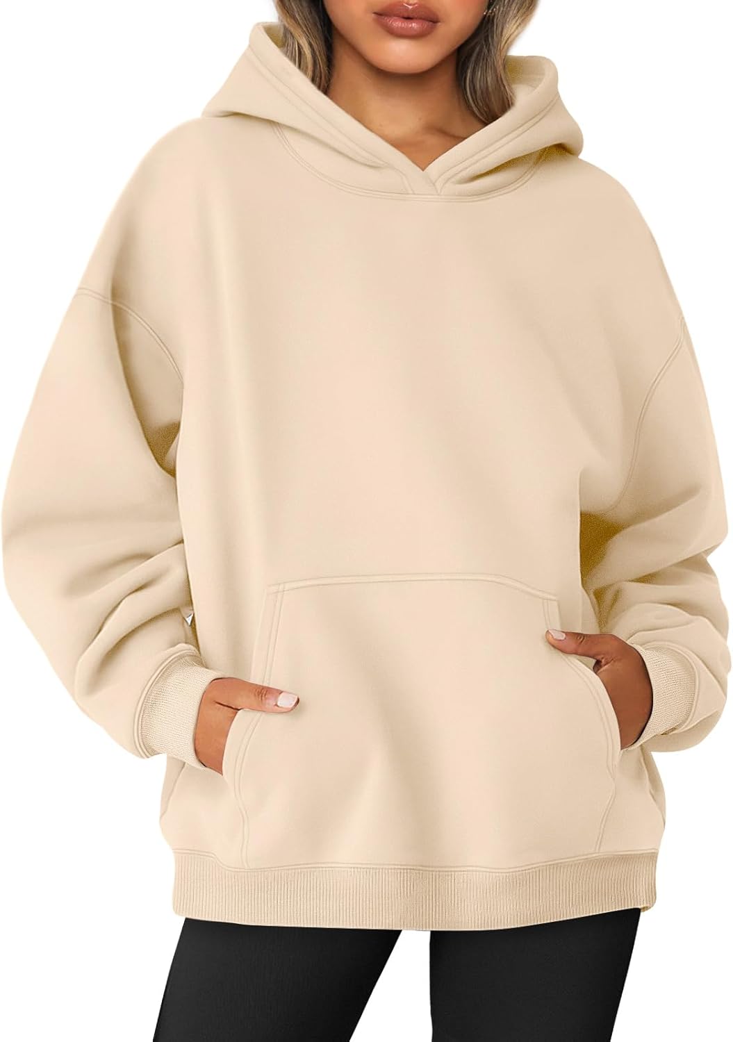 AUTOMET Womens Oversized Sweatshirts, Special Fleece Hoodies with Pocket, Innova...