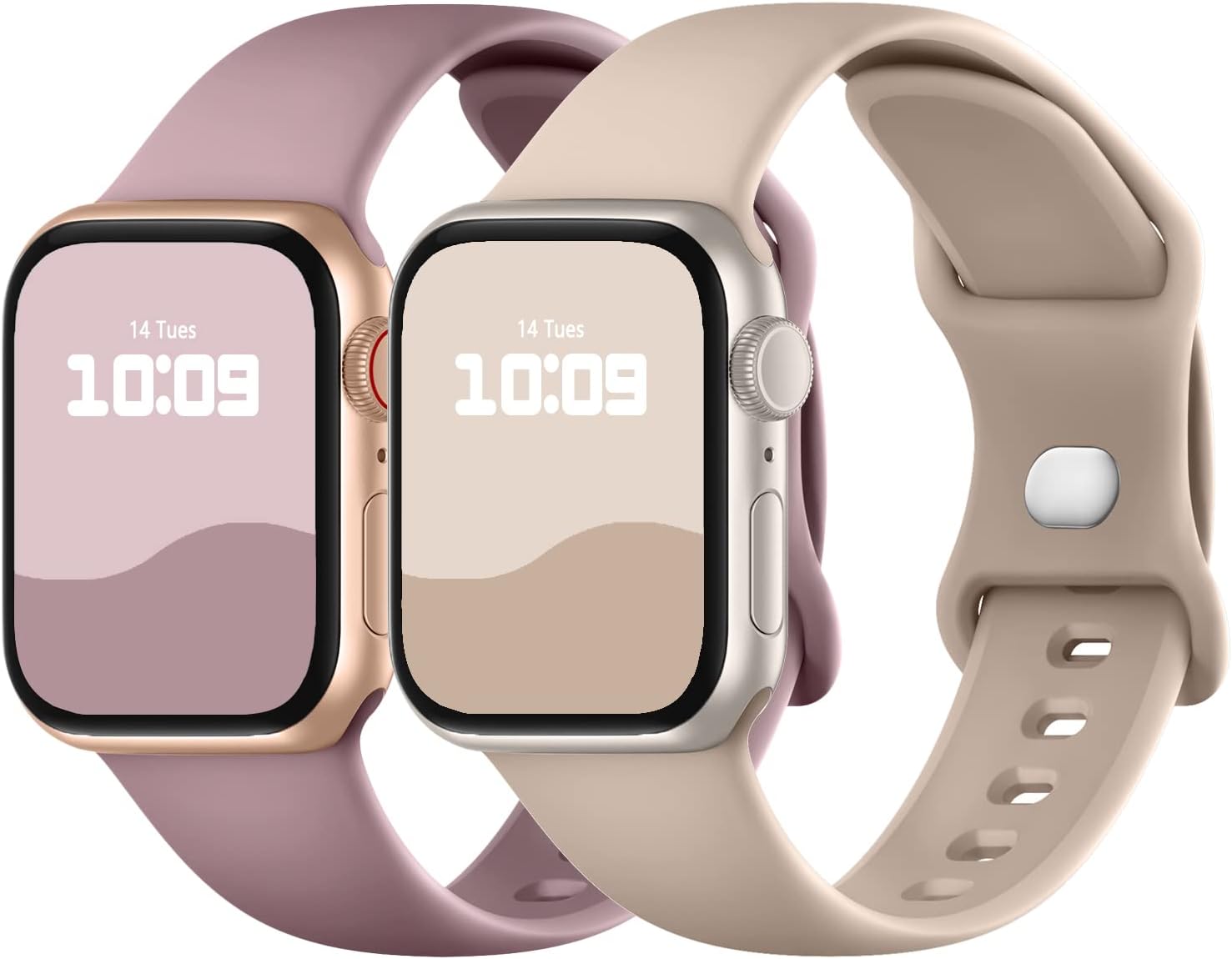 Adepoy 2 Pack Strap Compatible with Apple Watch Straps 49mm 45mm 44mm 42mm 41mm...