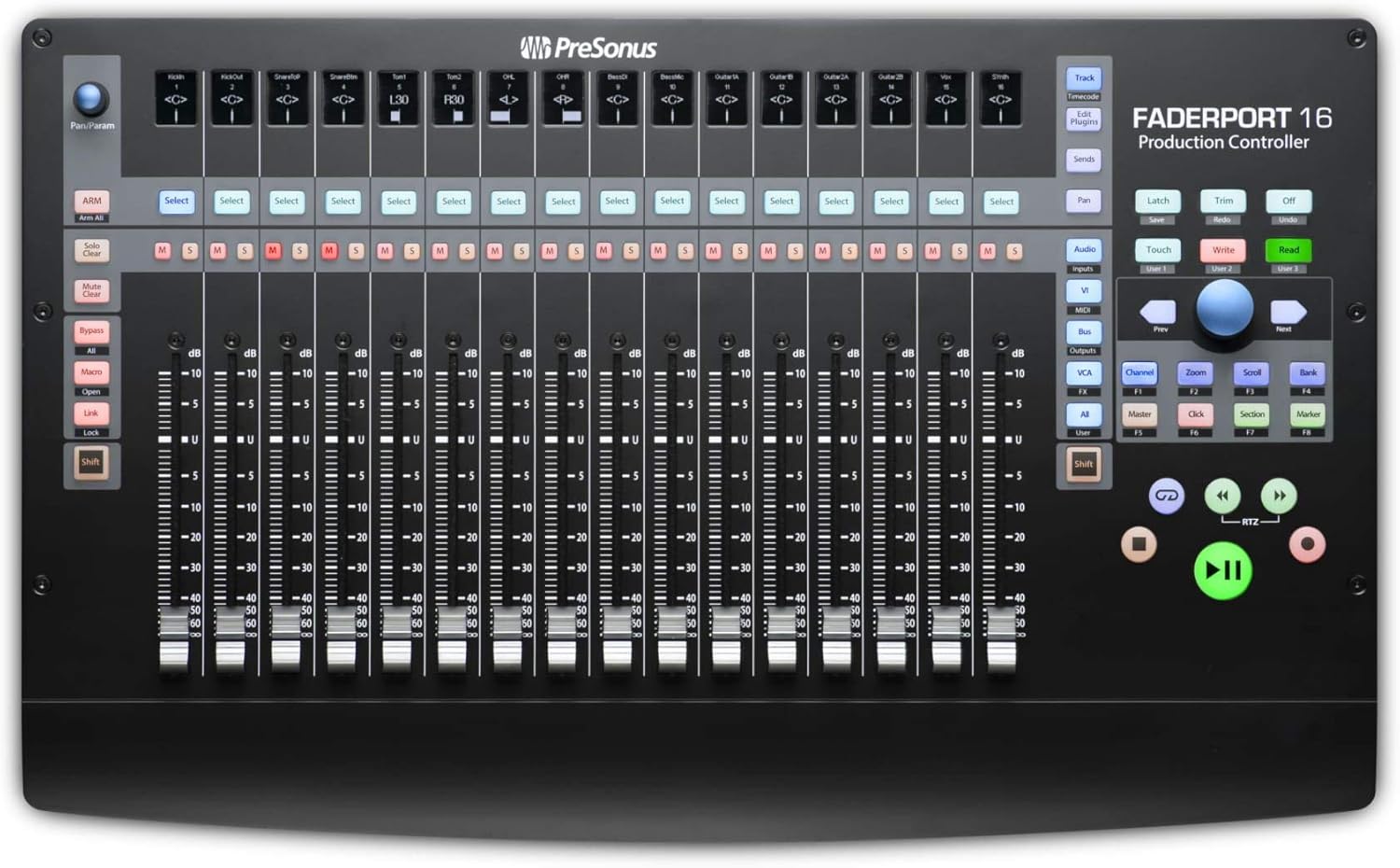 PreSonus FaderPort 16, Special Mix Production Controller, Innovative 16-channel...