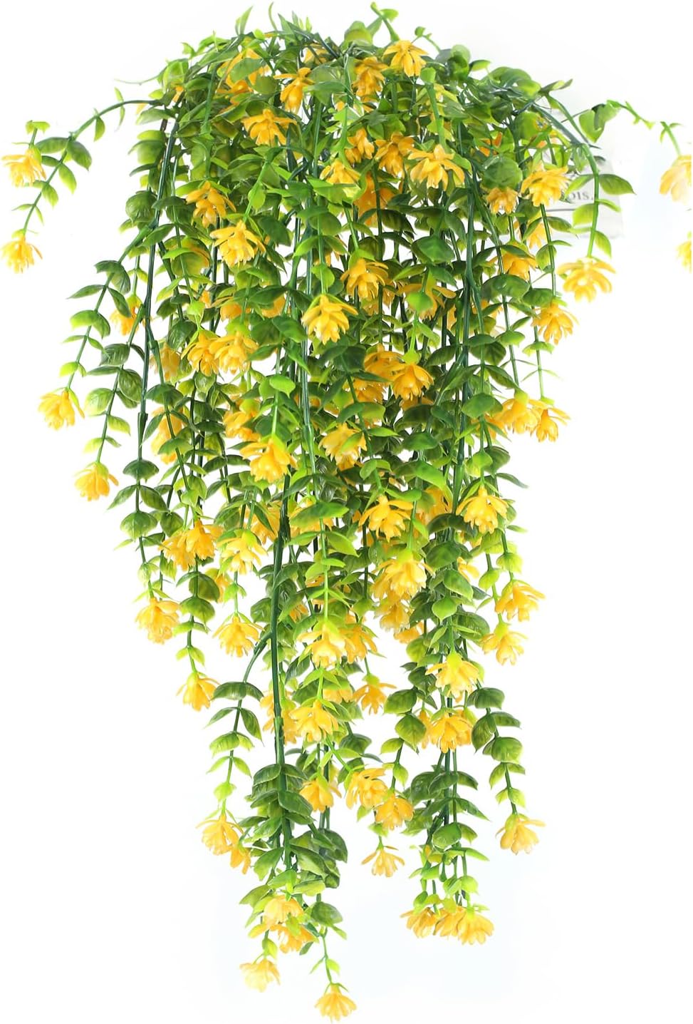 HBell 2Pcs Artificial Hanging Flowers,UV-Resistant Fake Hanging Plants Flower Bo...