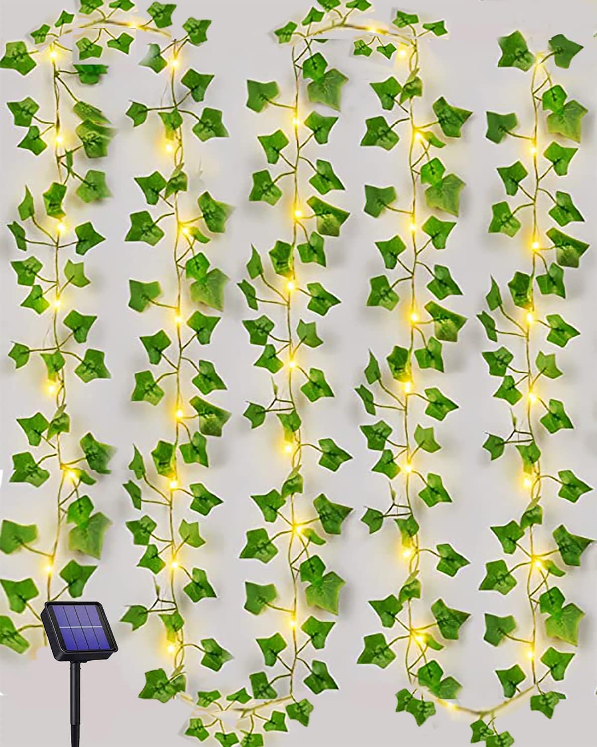 Joysing Solar String Lights 10M 100 LED Vines with Fairy Lights Solar Powered, 8...