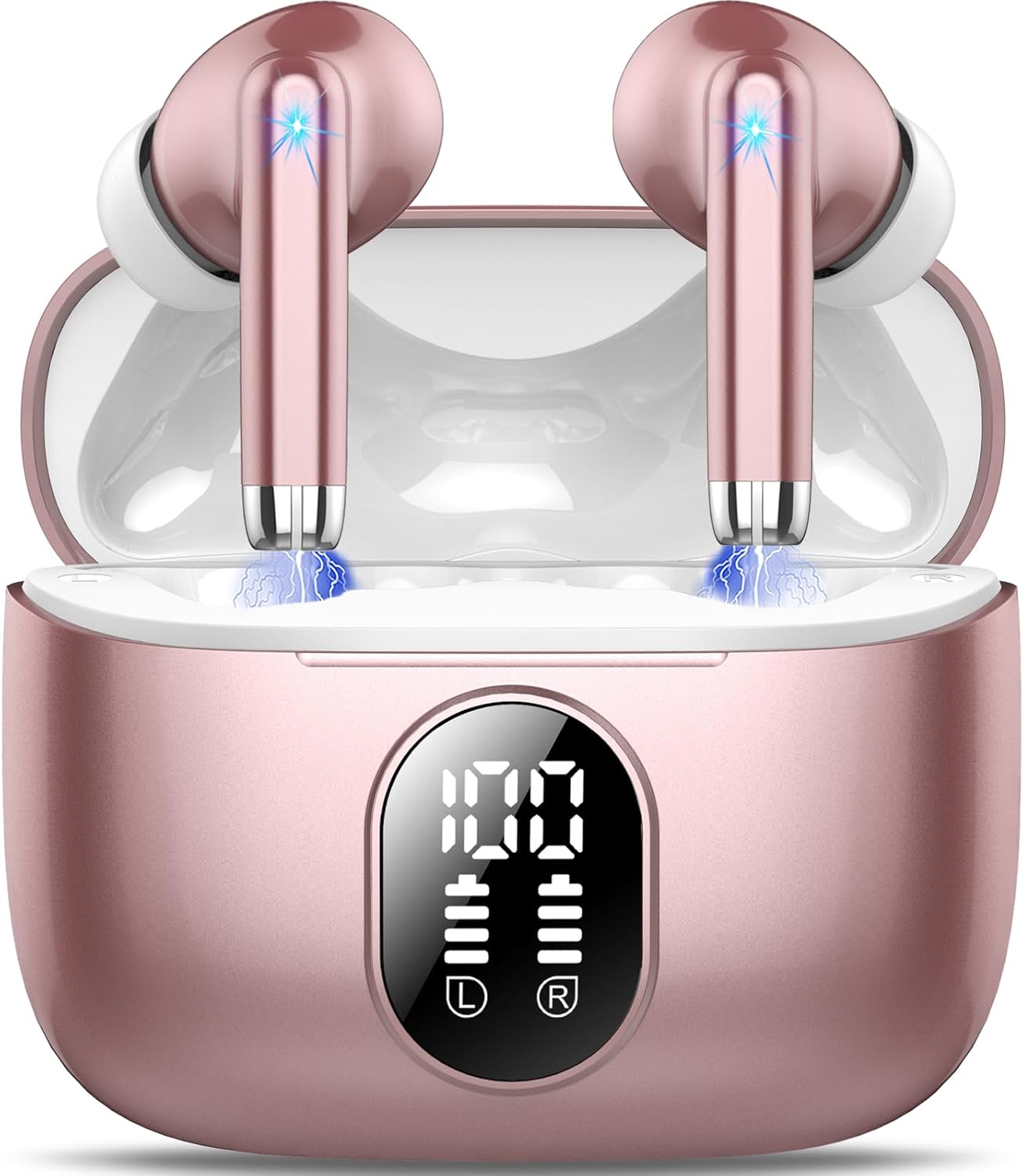QXQ Wireless Earbuds, Innovative Bluetooth 5.3 Headphones in Ear with 4 ENC Nois...