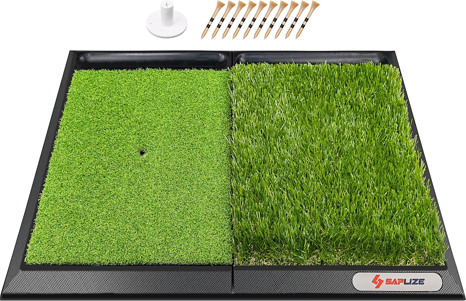 SAPLIZE Large Size Foldable Golf Mat, Special Golf Hitting Mat with Tight Lie, I...