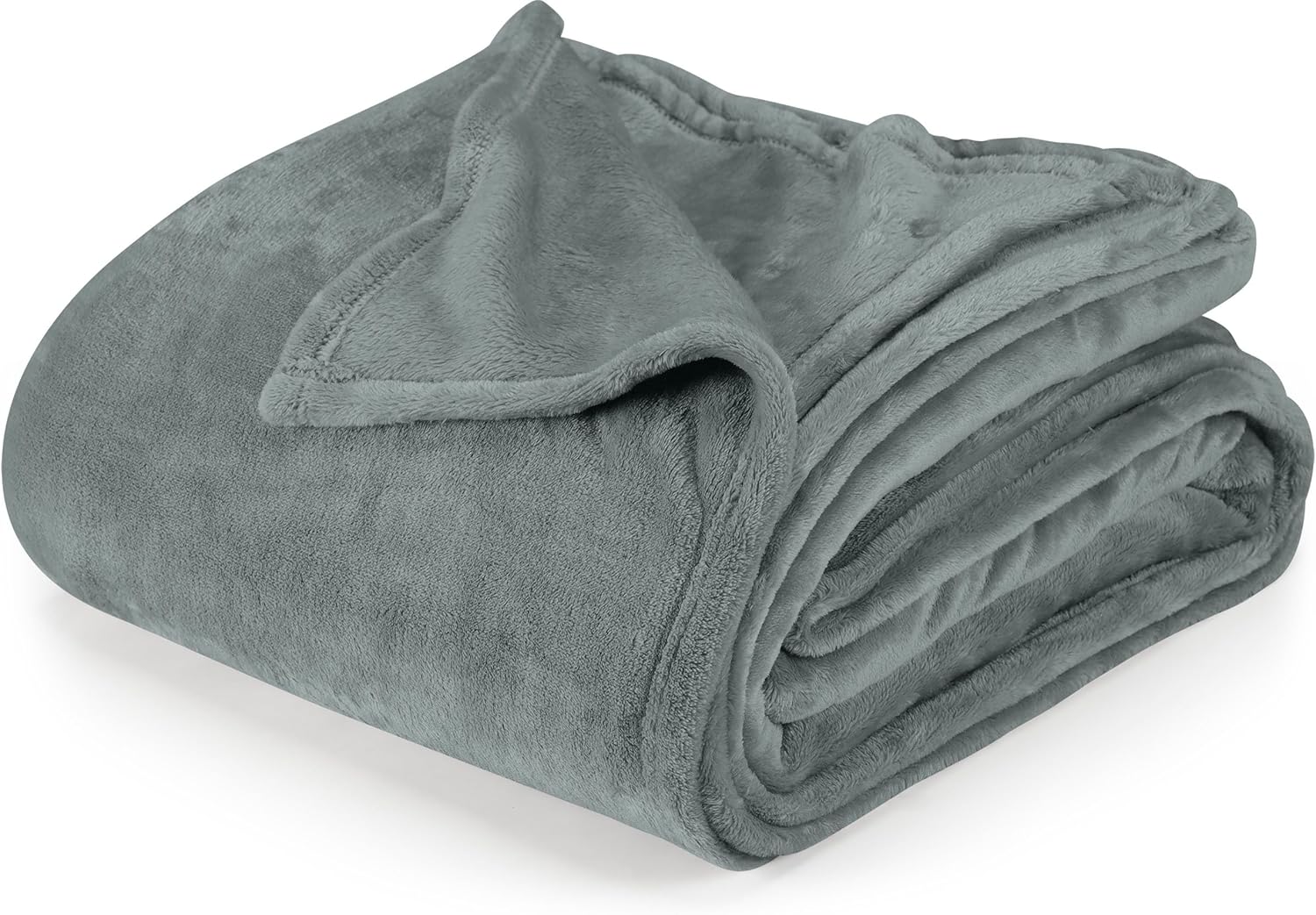 Utopia Bedding Cool Grey Fleece Blanket Queen Size...