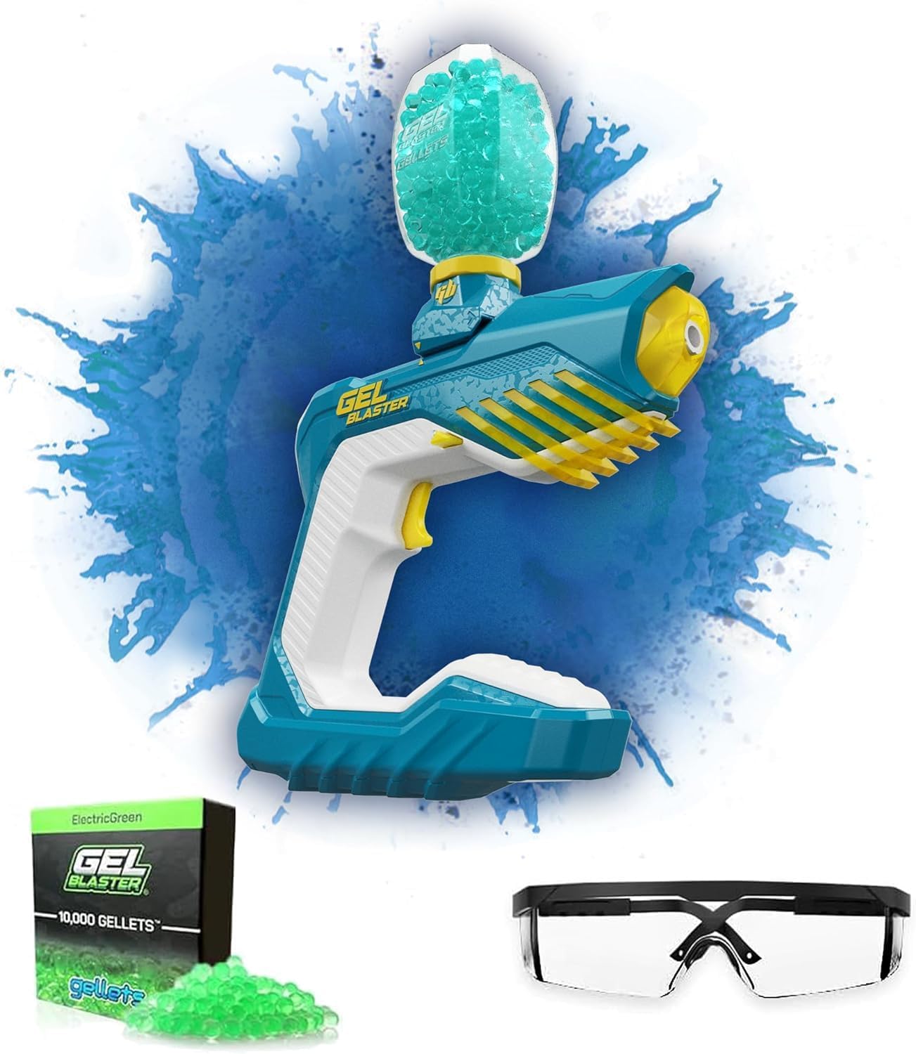 The Original Gel Blaster Piranha - Waterproof Splat Ball Gun Gel Blasters with W...