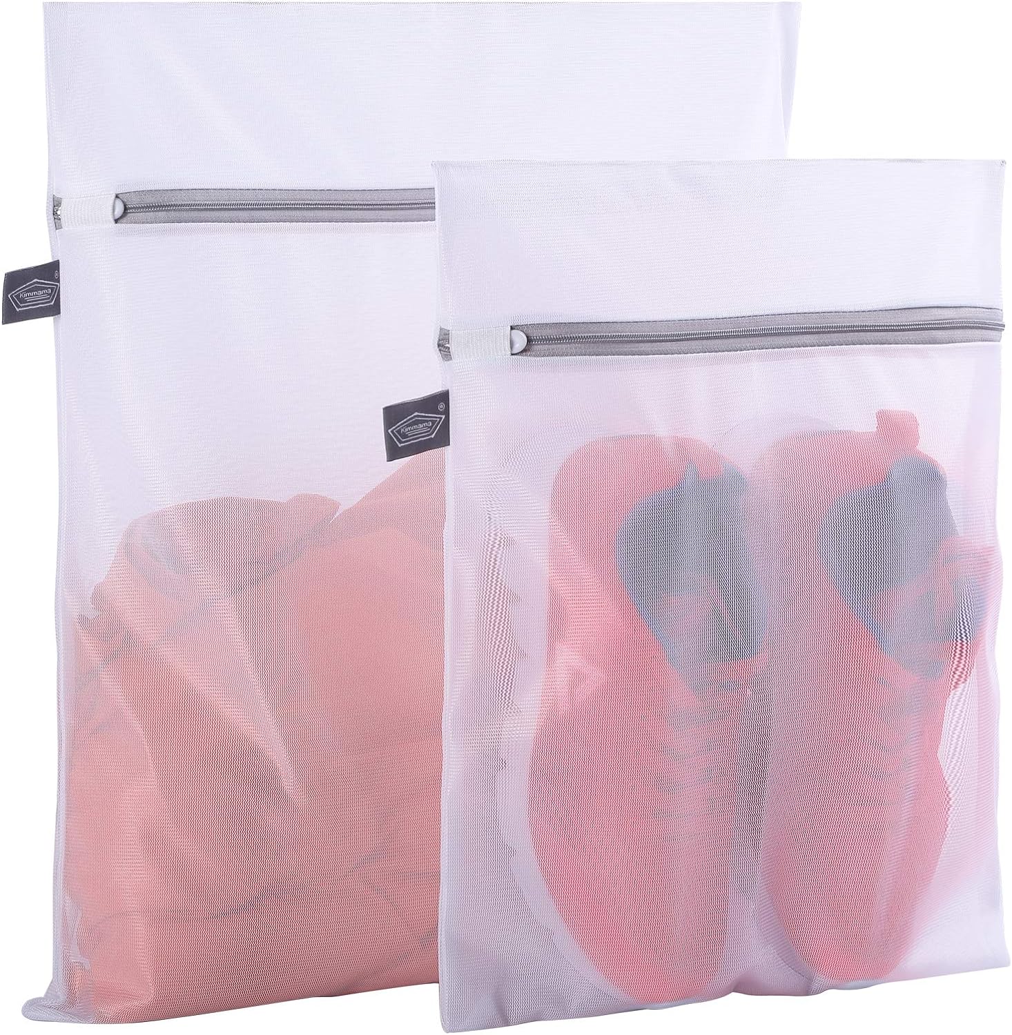 Kimmama Set of 2 Delicates Laundry Bags, Special Durable Zipper Mesh Laundry Bag...