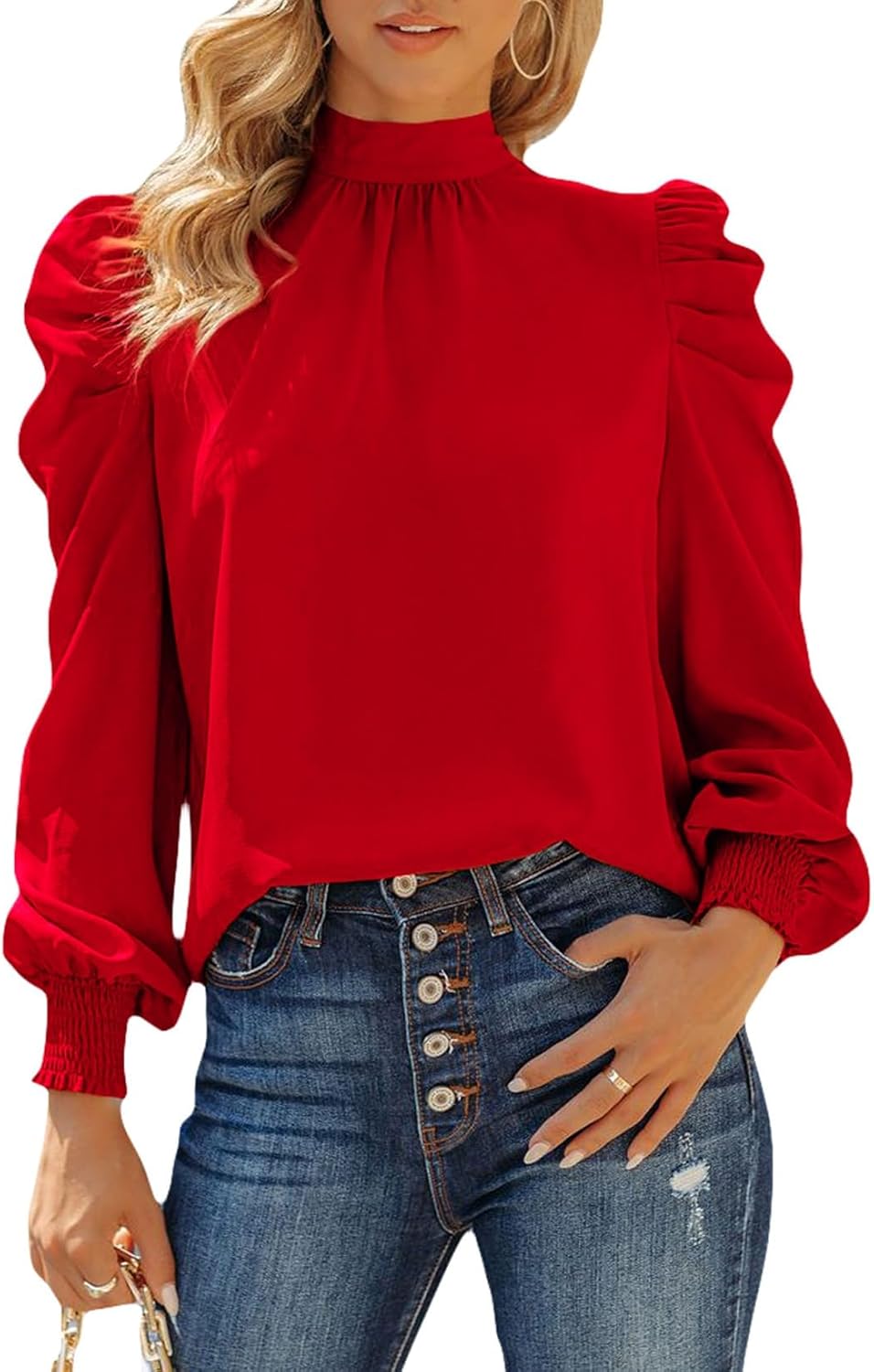 **Best Dokotoo Women's Apparel, Special Long Sleeve High Neck Tops, Innovative C...