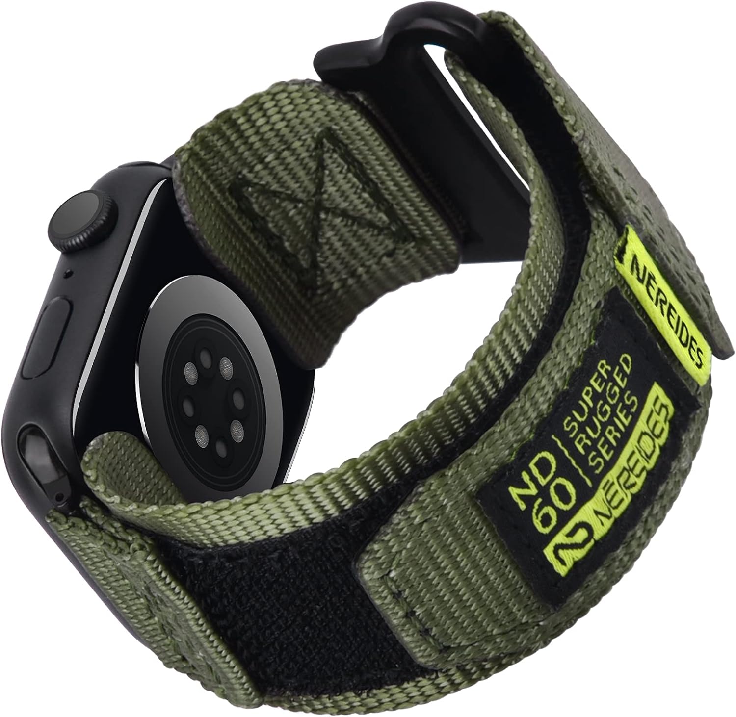 Nereides Compatible with Apple Watch Straps 45mm 44mm 42mm,Braided Nylon Sports...