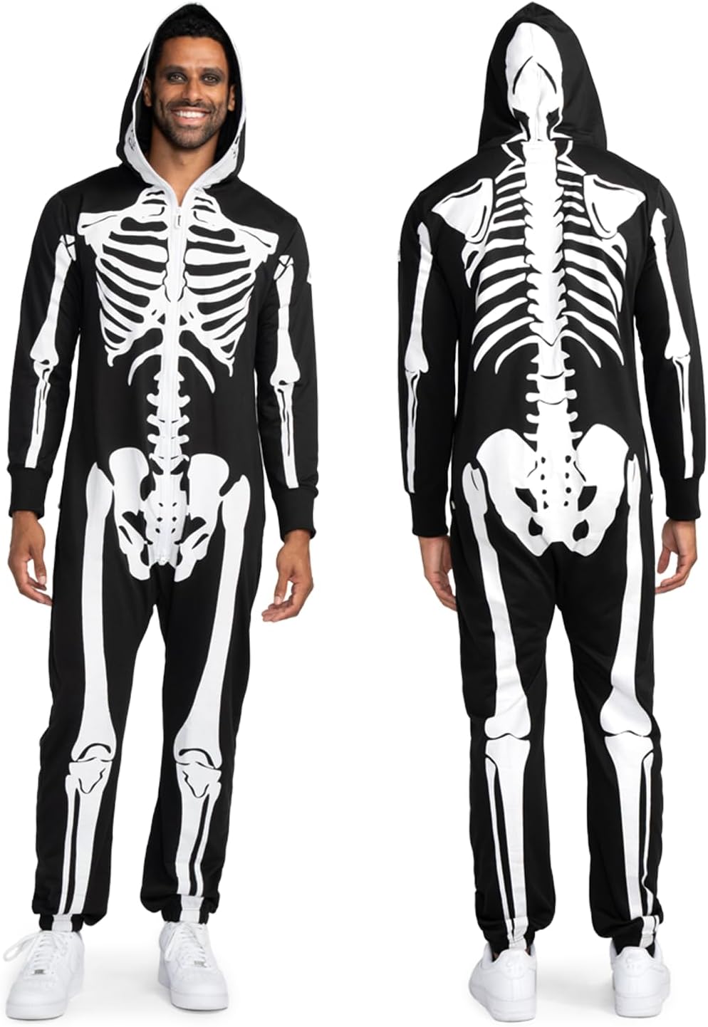 Tipsy Elves Halloween Skeleton Costume, Special Costume for Men, Comfy Easy Adul...