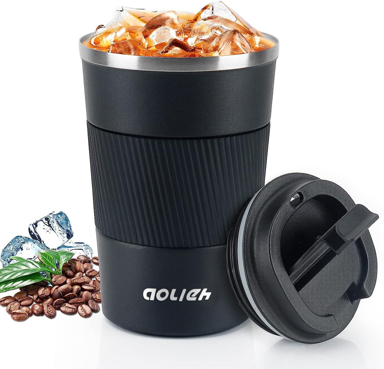 Aolieh Travel Mug, Insulated Coffee Cup,Double Walled Travel Mug Vacuum Insulati...