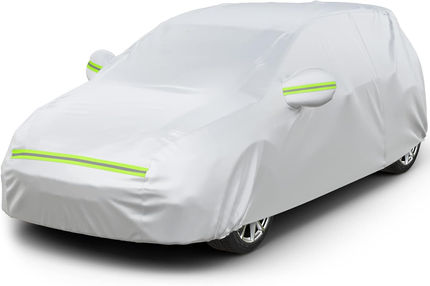 Favoto 6 Layers Car Cover Waterproof All Weather for Automobiles Heavy Duty Outd...
