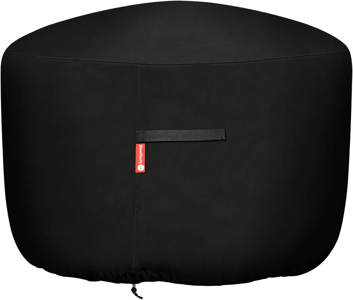 Round Gas Fire Pit/Table Cover-Heavy Duty 600D Polyester with PVC Coating Materi...