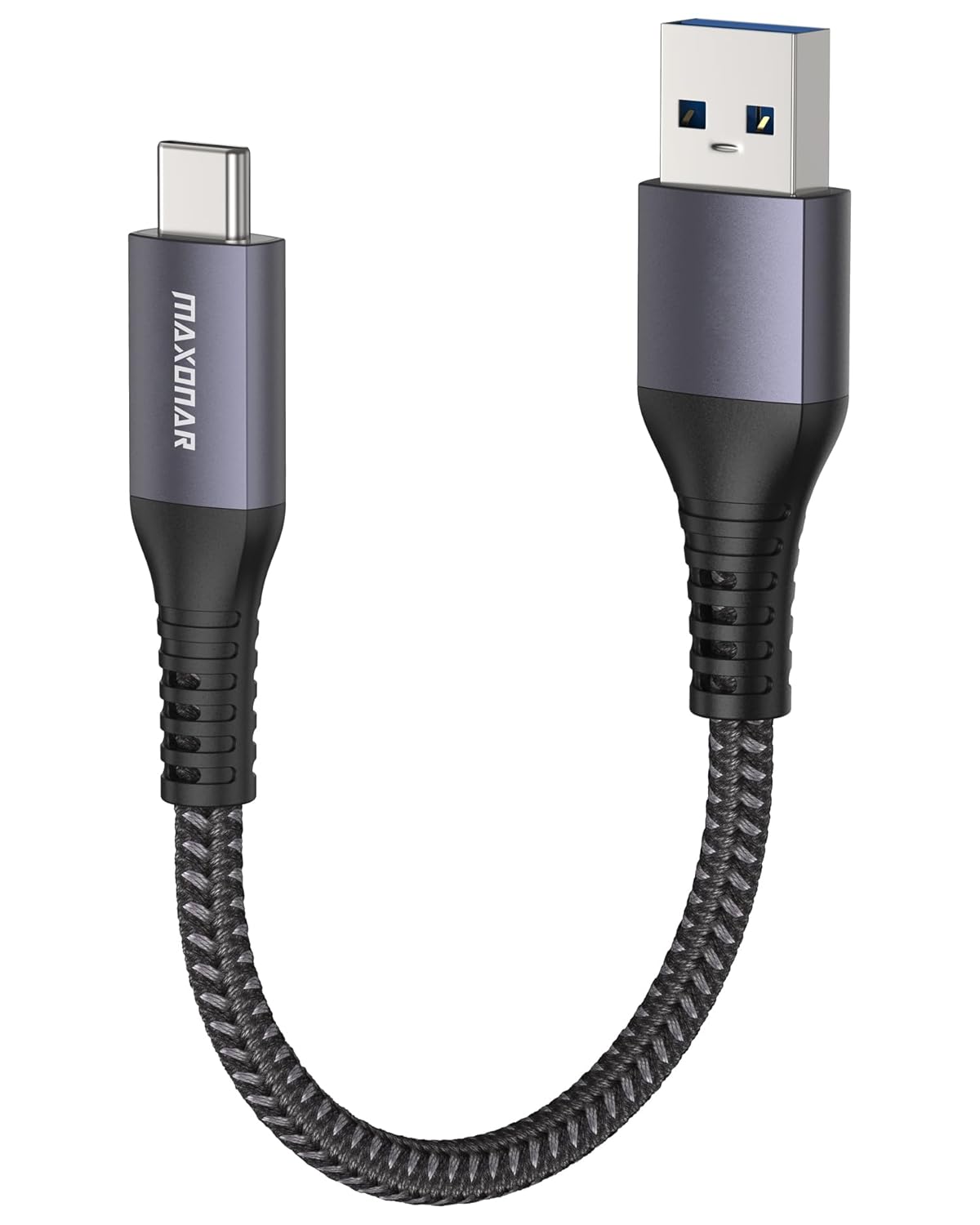Maxonar USB C Cable Short 20cm/0.2M [10Gbps Data] USB3.2 Gen2 Type C Android Aut...