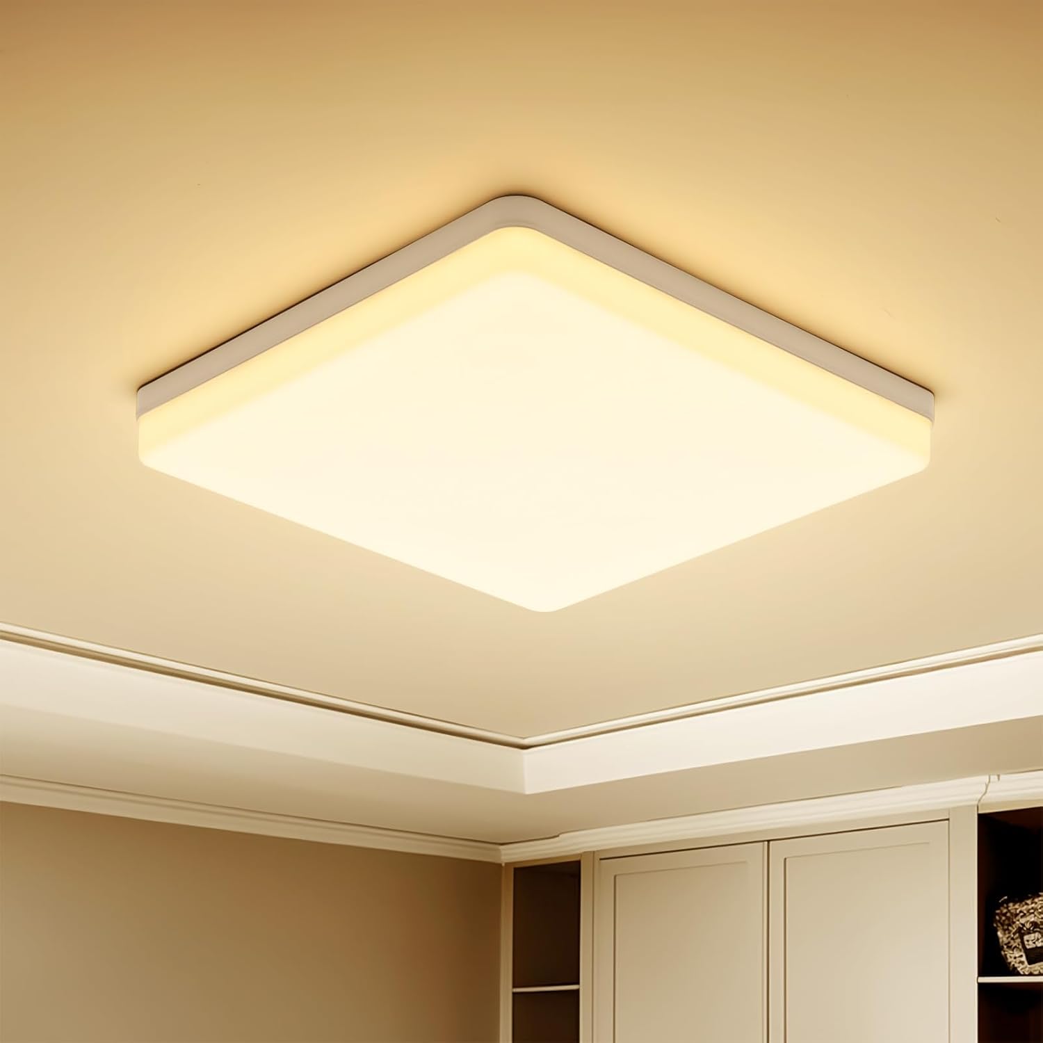Yafido 48W Ceiling Light Ultra Slim, 4320LM LED Panel Light Square Ceiling Light...
