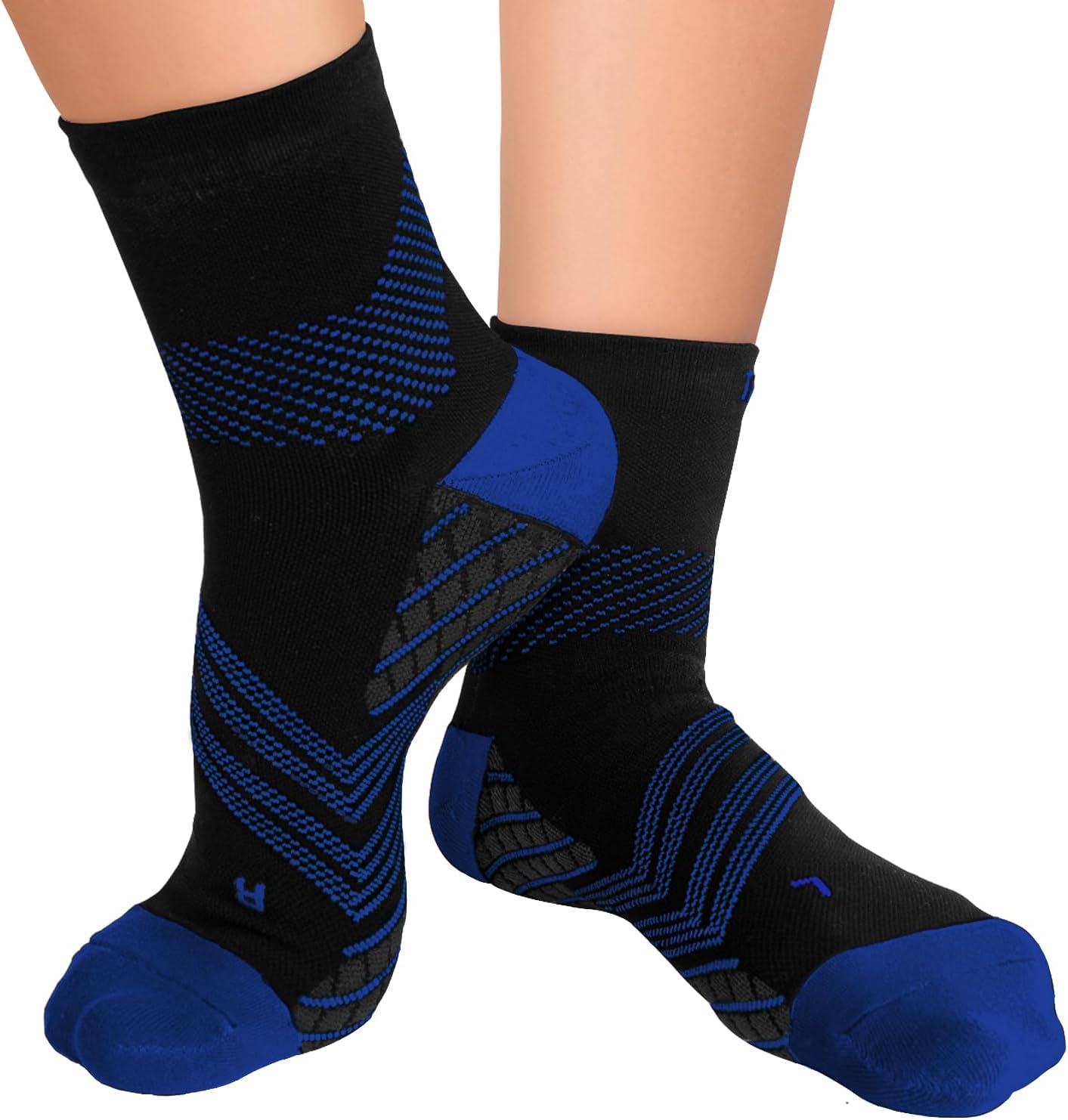 TechWare Pro Plantar Fasciitis Socks, Special Compression Socks for Cushion Ankl...