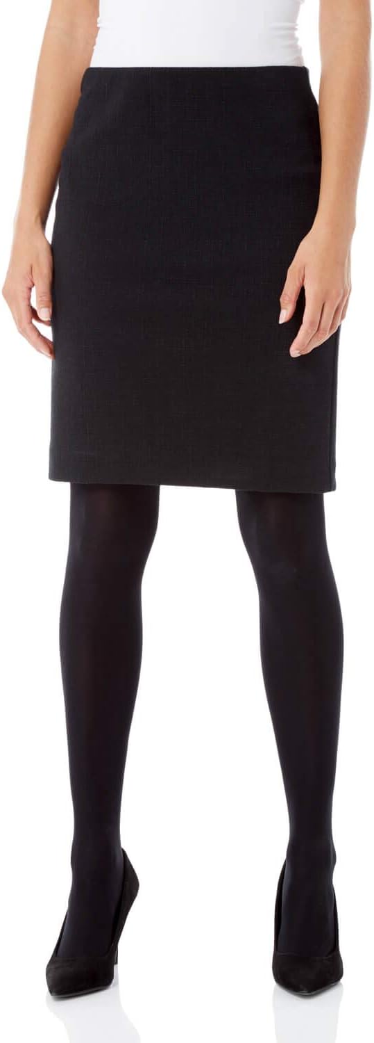 Roman Originals Short Skirt for Women UK - Ladies Textured Pull On Mini Stretch...