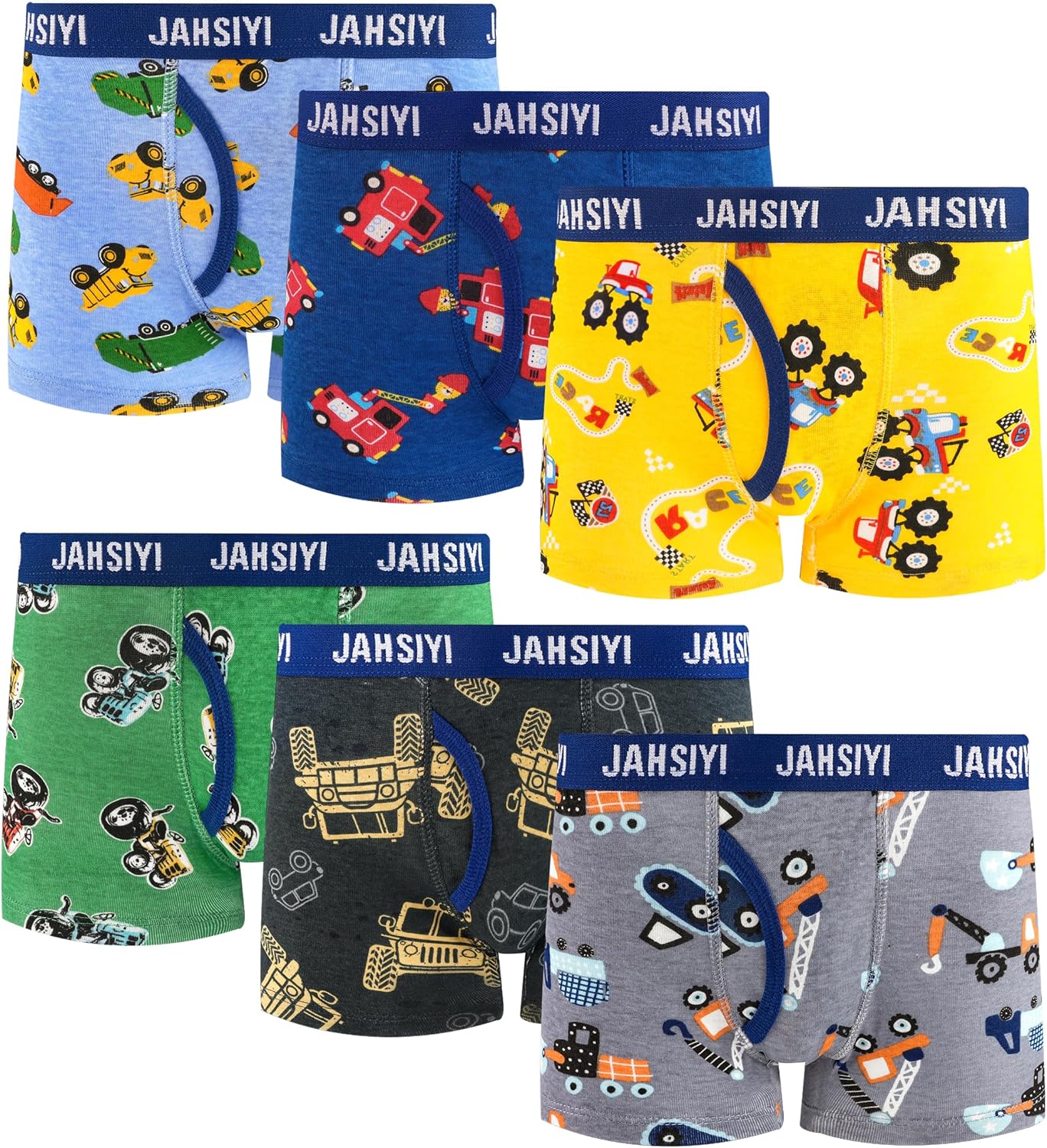Underwear for Boys, 100% Cotton Boys Boxer Briefs, Special Tagless Toddler Under...