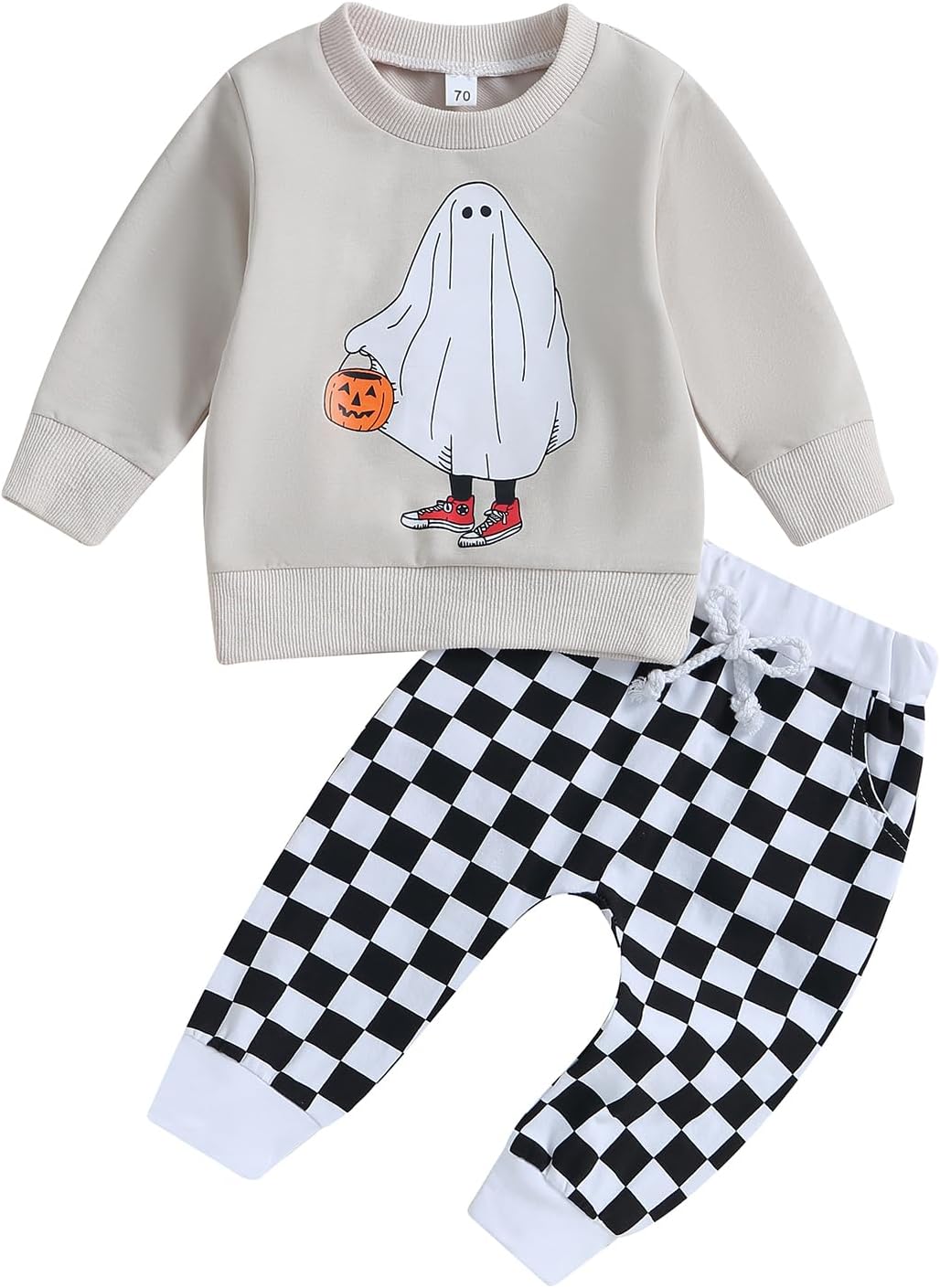 Infant Baby Boy Halloween Pants Outfits, Special Long Sleeve Shirts, Unique Pump...