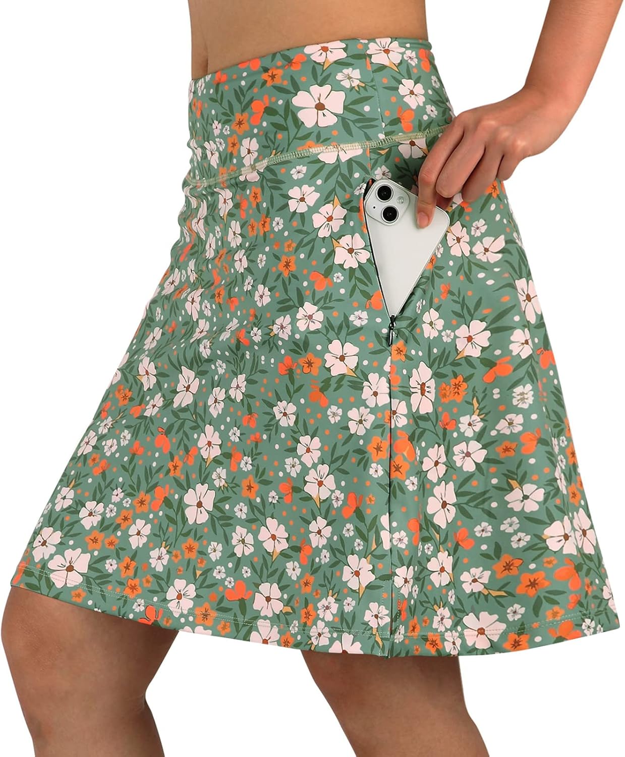 ANIVIVO Women's Skorts Skirts 20" Knee Length,Tennis Golf Pickleball Sports Skir...