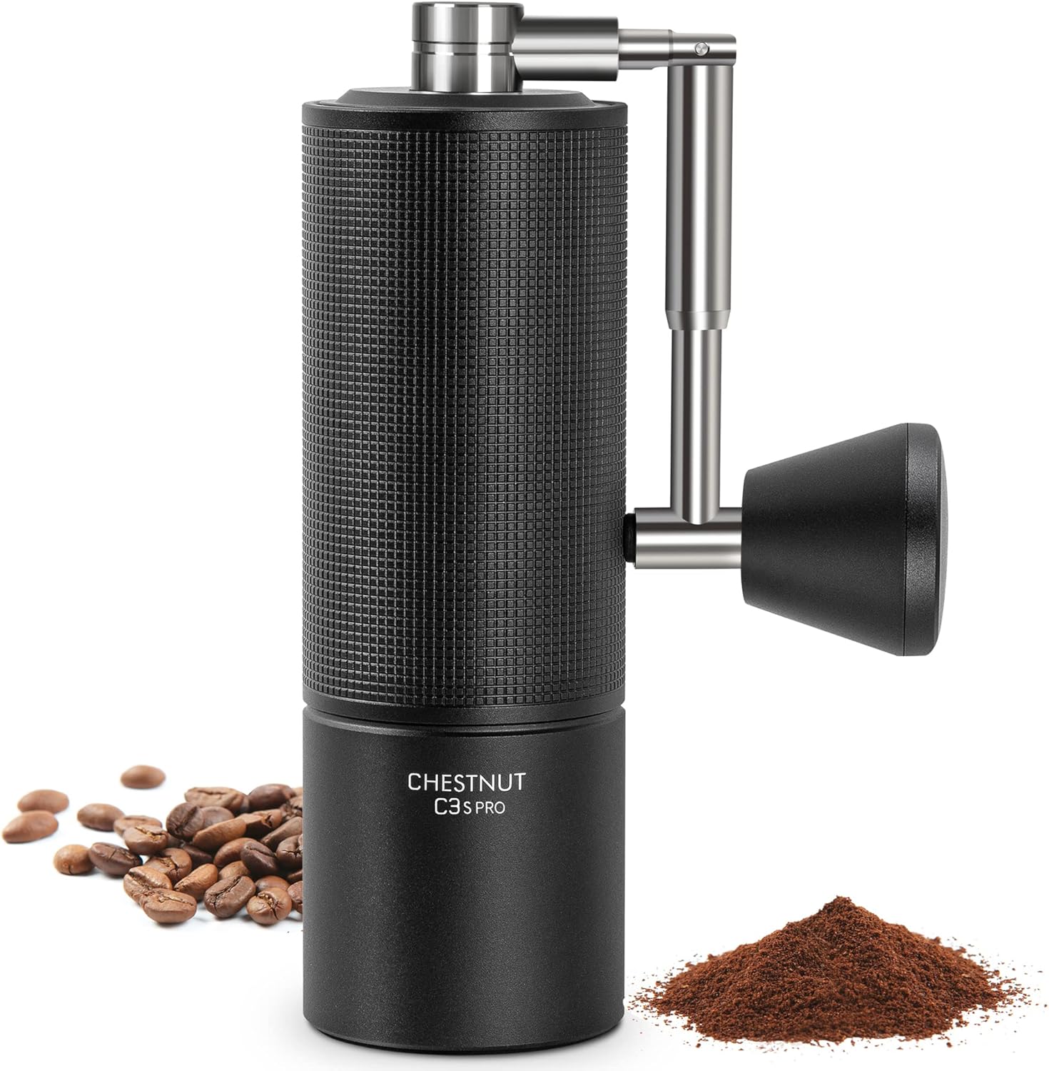 TIMEMORE Chestnut C3S PRO, Coffee Grinder Manual, Upgrade Integrated All-Metal B...