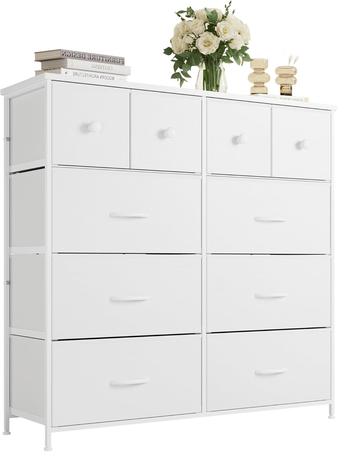 Nicehill Dresser, Special Storage Drawer Organizer with 10 Drawers, Innovative T...