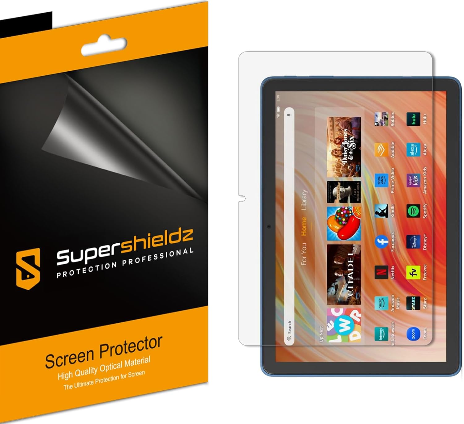 Supershieldz Screen Protector, Special 3 Pack Designed for All-New Fire HD 10 /...
