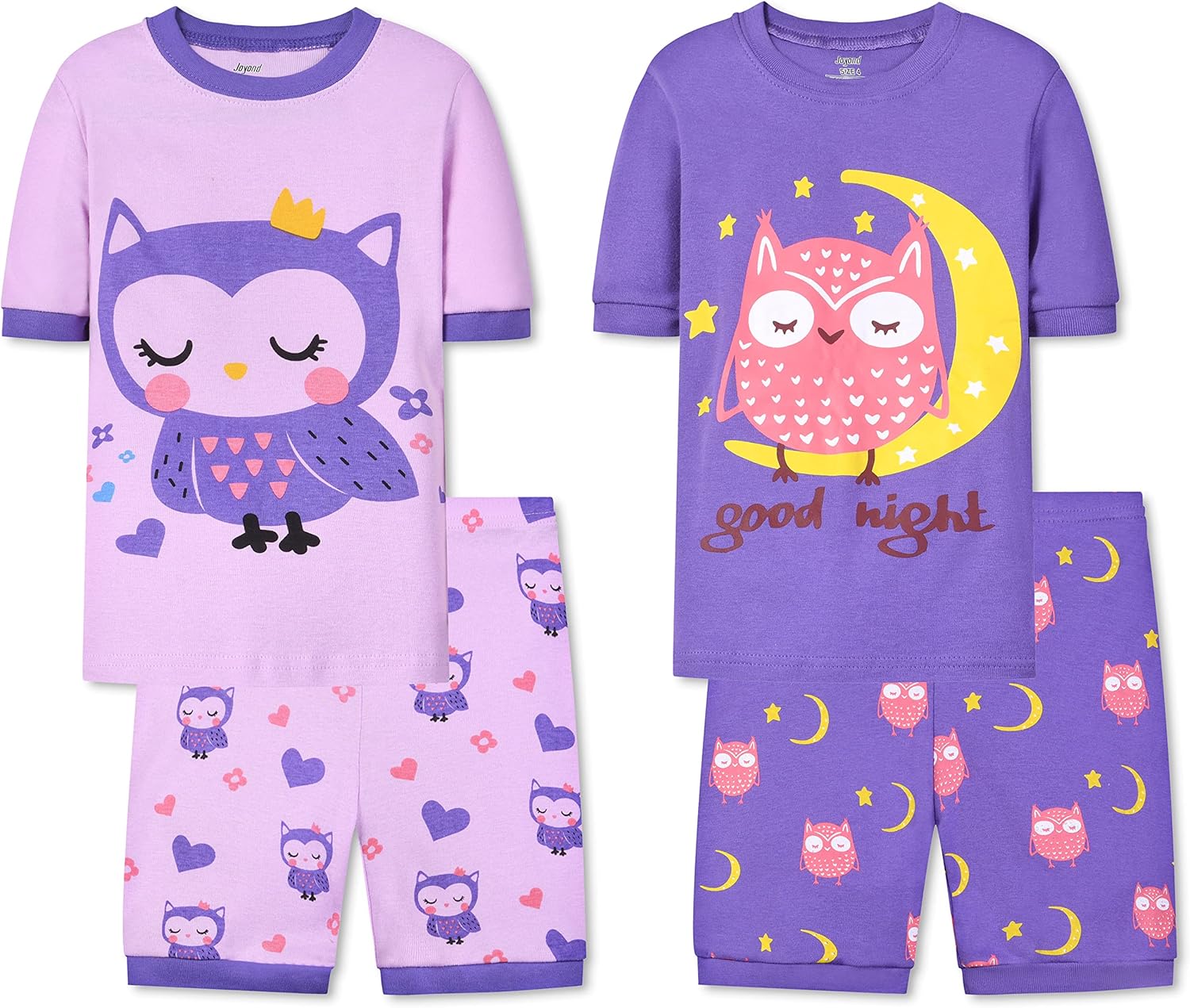 Joyond Girls Pajamas, High-Quality Pure Cotton Summer Pjs, Special Little Girls...