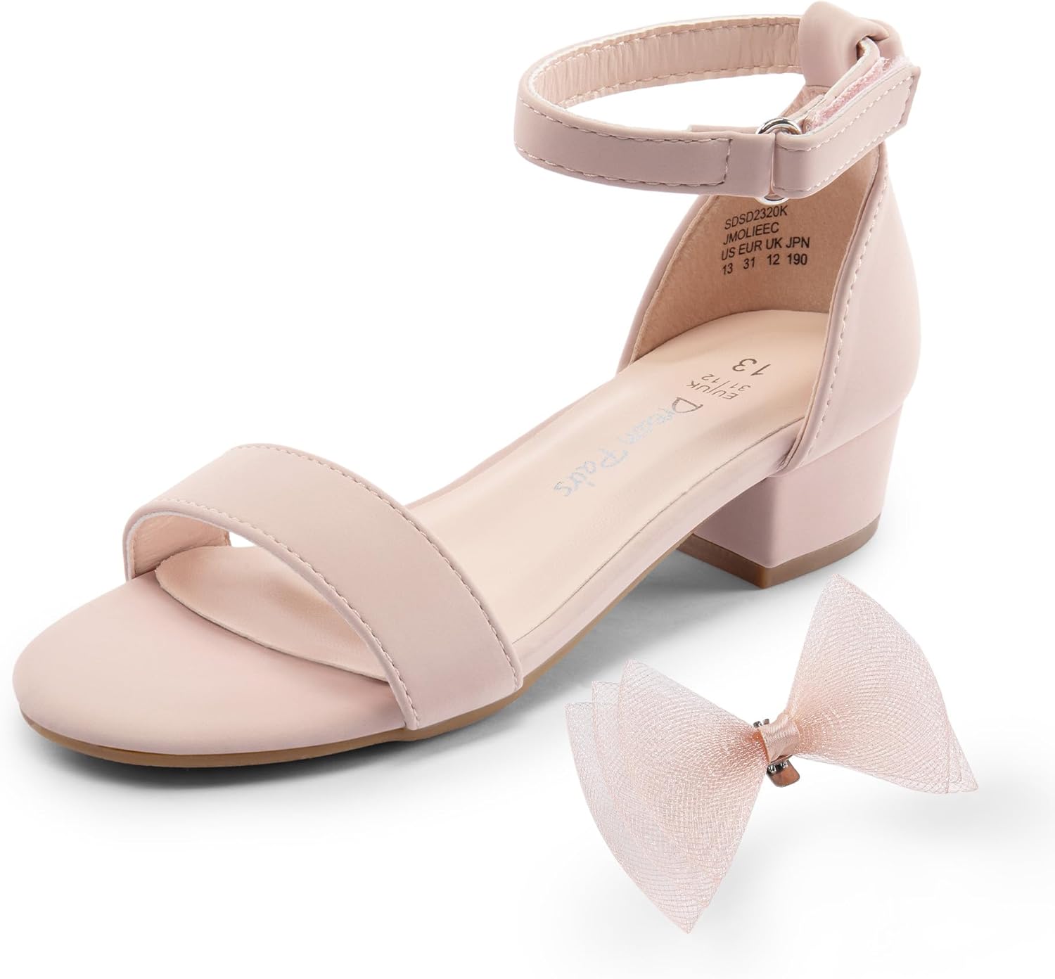DREAM PAIRS Girls Shoes, Special Low Heel Dress Pump for Little Kid/Big Kid, Uni...
