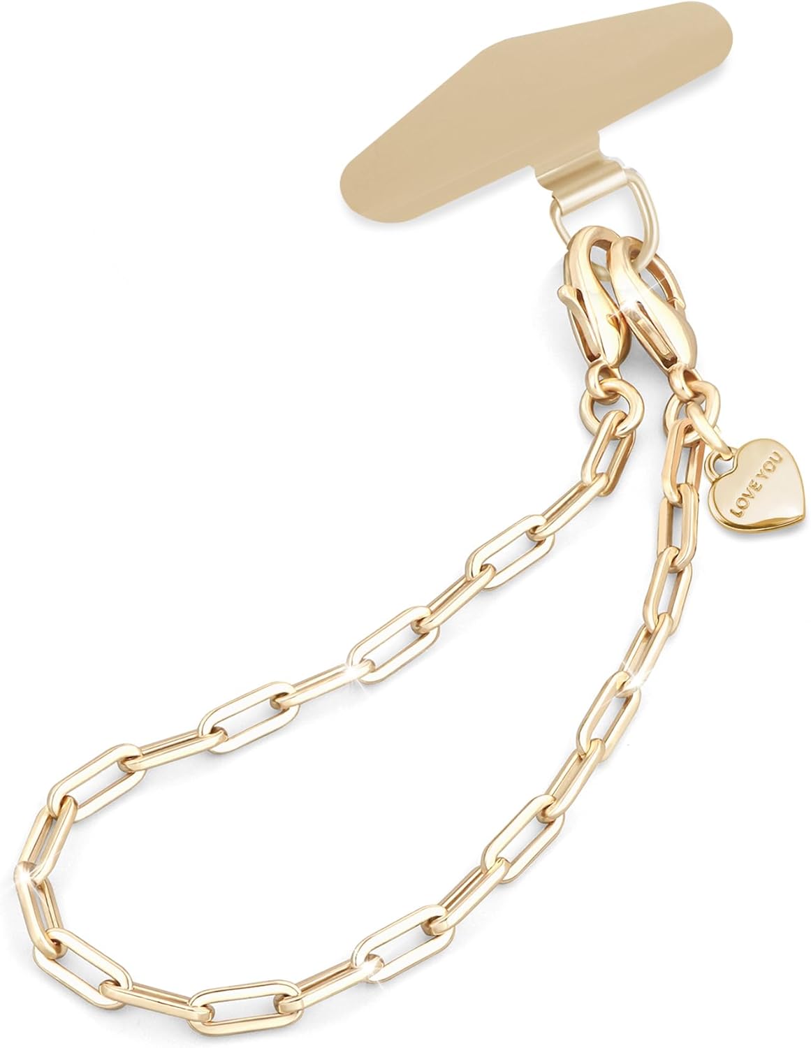 ROCONTRIP Phone Wrist Strap, Metal Mobile Phone Lanyard for Women Girls, Phone C...