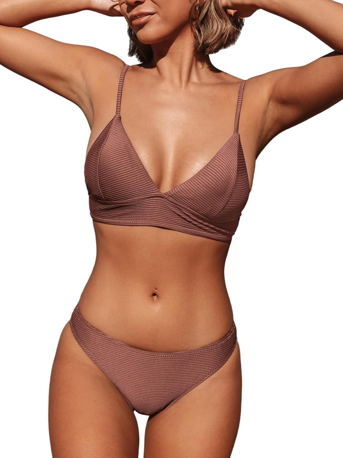 CUPSHE Women Bikini, Special Women Swimsuit With Sexy Triangle Two Piece Set, Un...