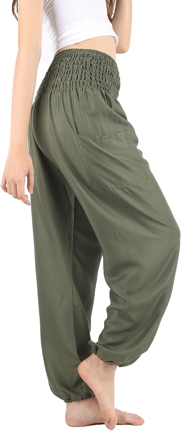 Boho Pants for Women, Special Harem Pants for Yoga, Innovative Bohemian Beach Pa...