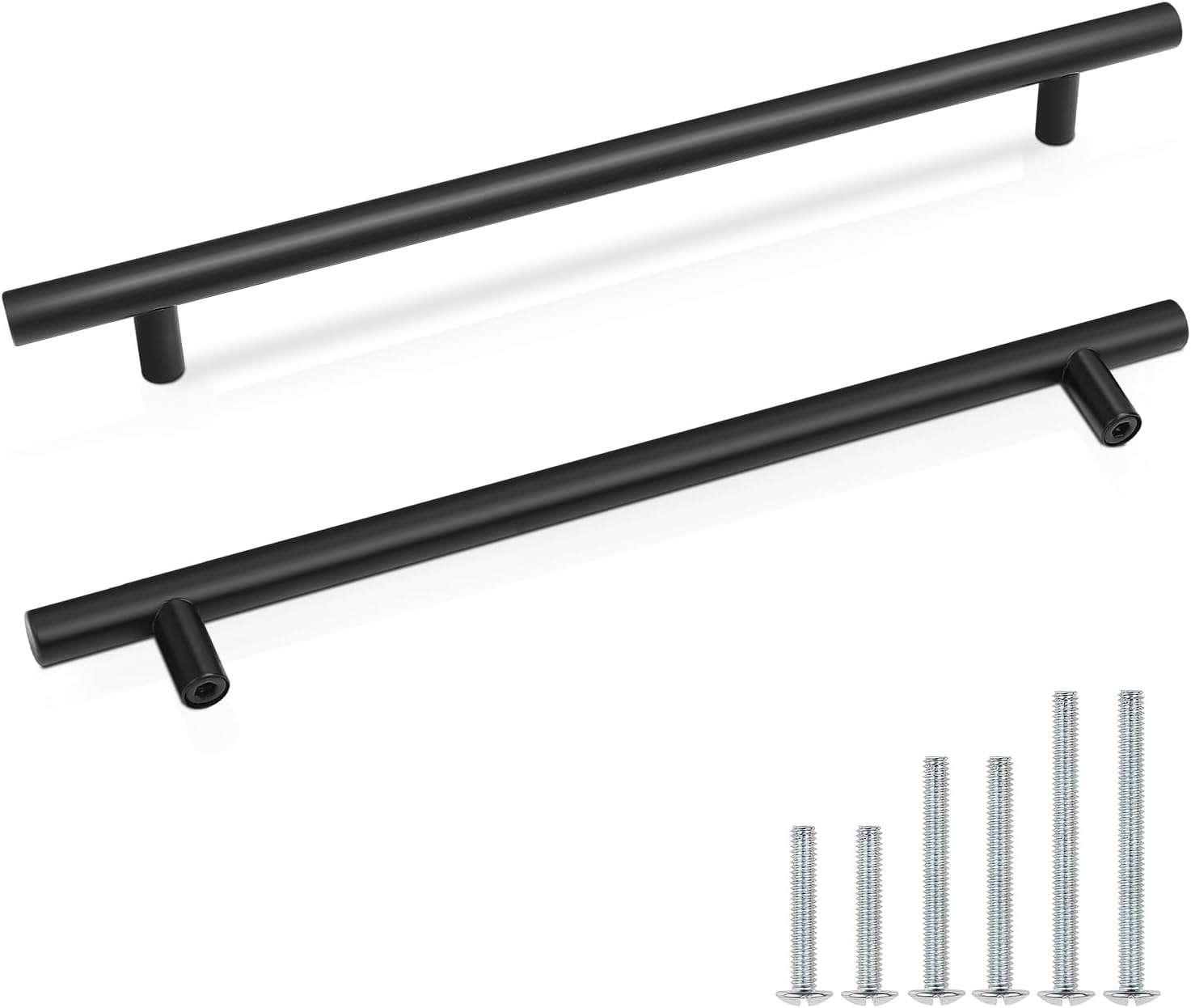Probrico Kitchen Handles, Special Black Handles for Cabinet, Innovative Black T...