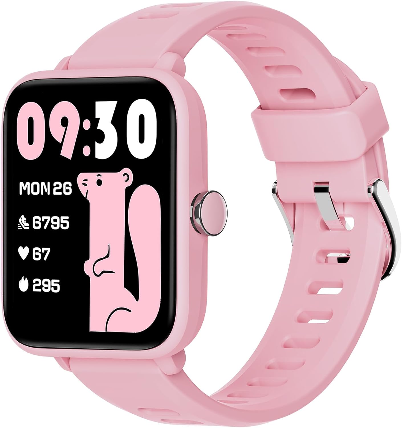 BIGGERFIVE Kids Fitness Tracker, Special Smart Watch for Girls with 1.5" HD Touc...
